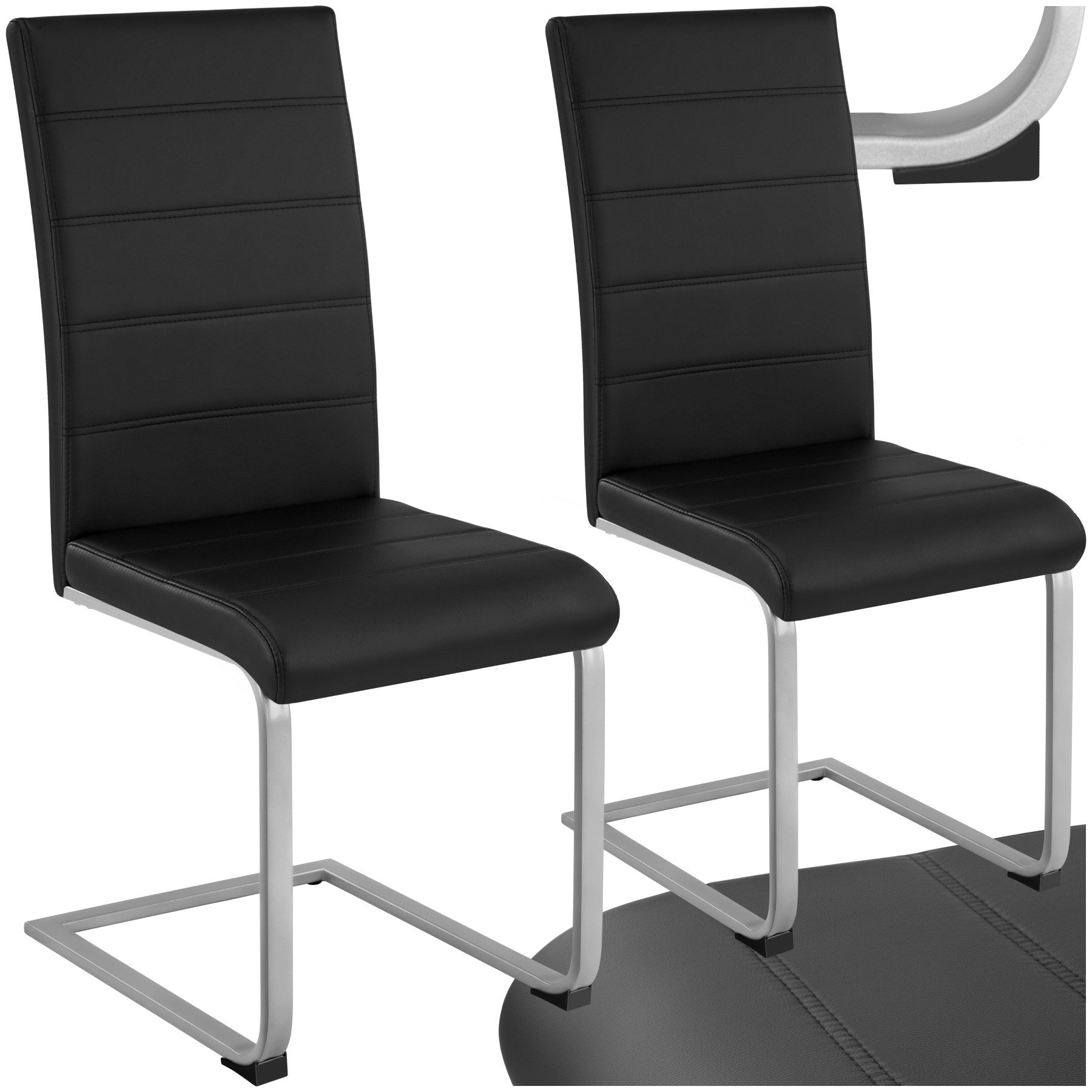 tectake Esszimmerstuhl Set Schwingstuhl (Set, 2 günstig online kaufen