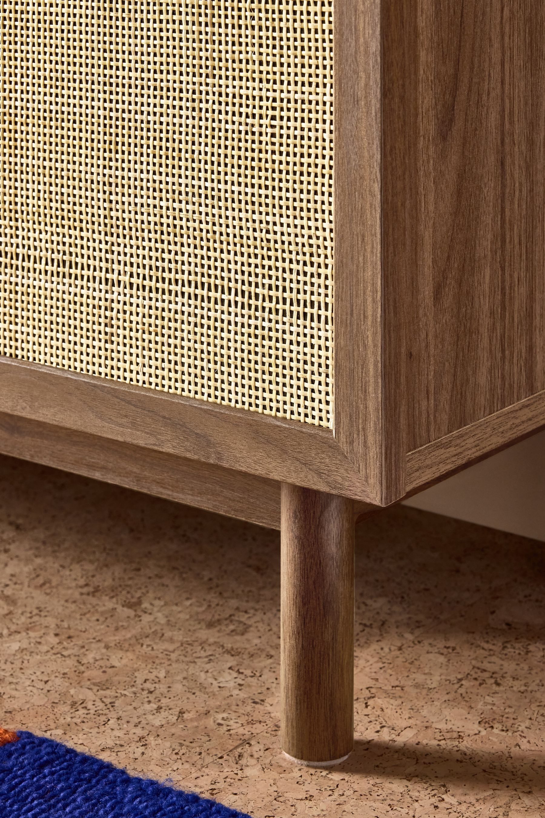 MADE TV-Schrank MADE.COM Pavia Rattan TV-Möbel 127 cm – extrabreit (1-St)