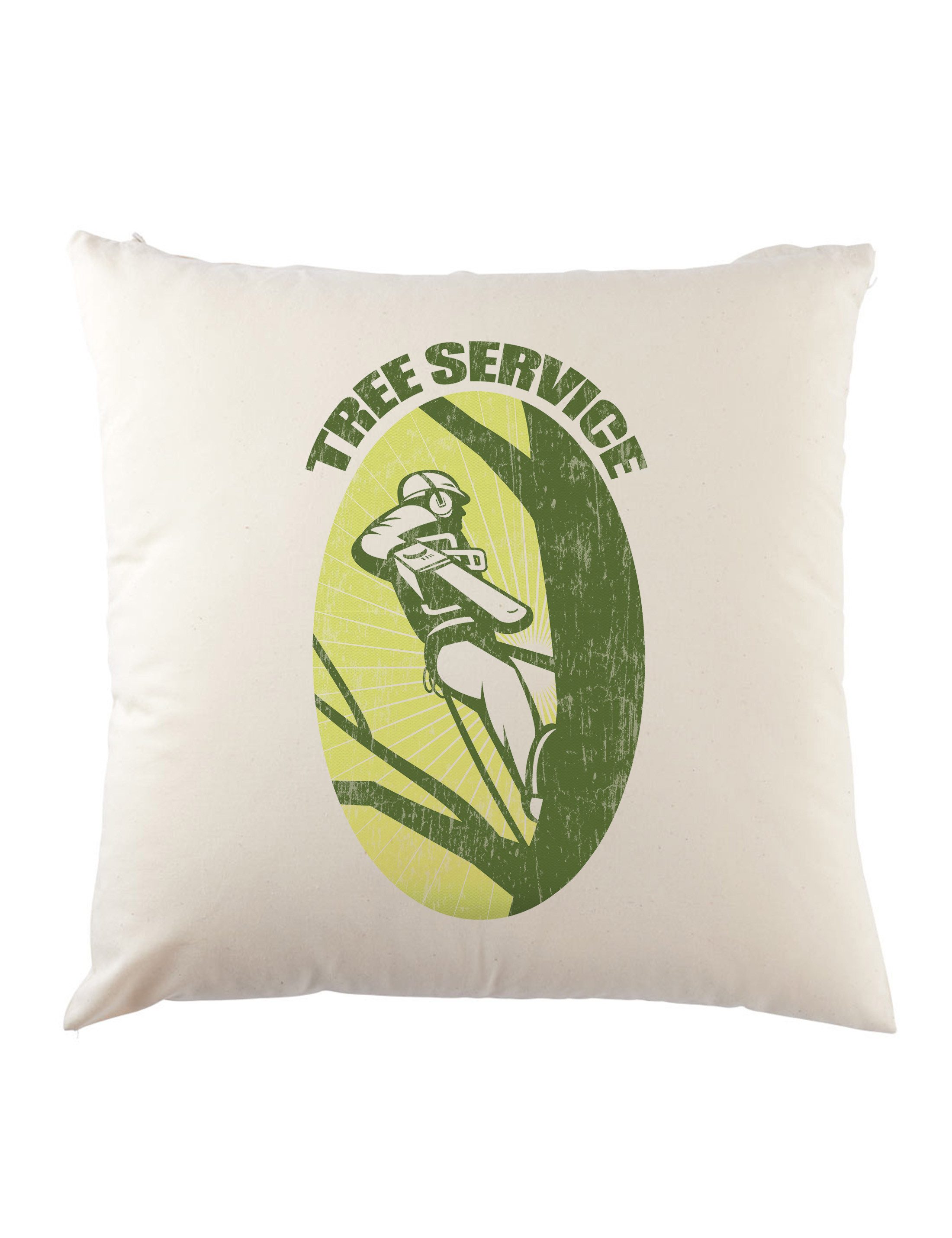 Urban Backwoods Dekokissen Tree Service II Dekokissen Holzfäller Axt Waldarbeiter Förster Logger, Lumberjack Woodcutter Woodsman Forstarbeiter