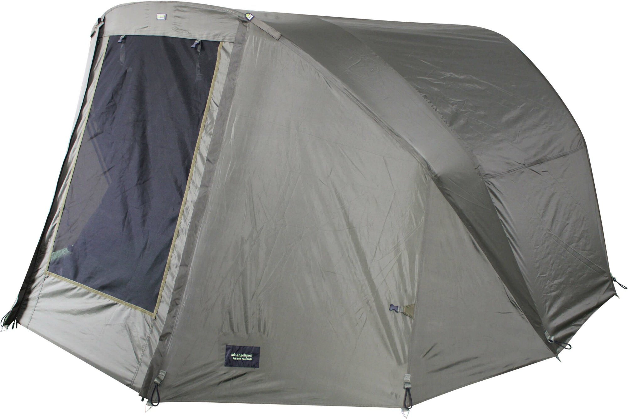 MK Angelsport Angelzelt MK 2 Mann Angelzelt Fort Knox Solid + Overwrap, Personen: 2