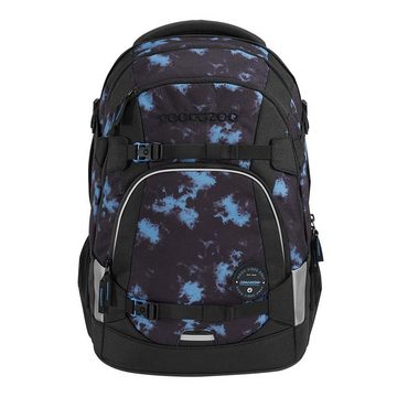 coocazoo Schulranzen Schulrucksack-Set MATE Midnight Dust 3-teilig (Rucksack, Mäppchen, Sporttasche), ergonomisch, reflektiert, Körpergröße: 135 - 180 cm