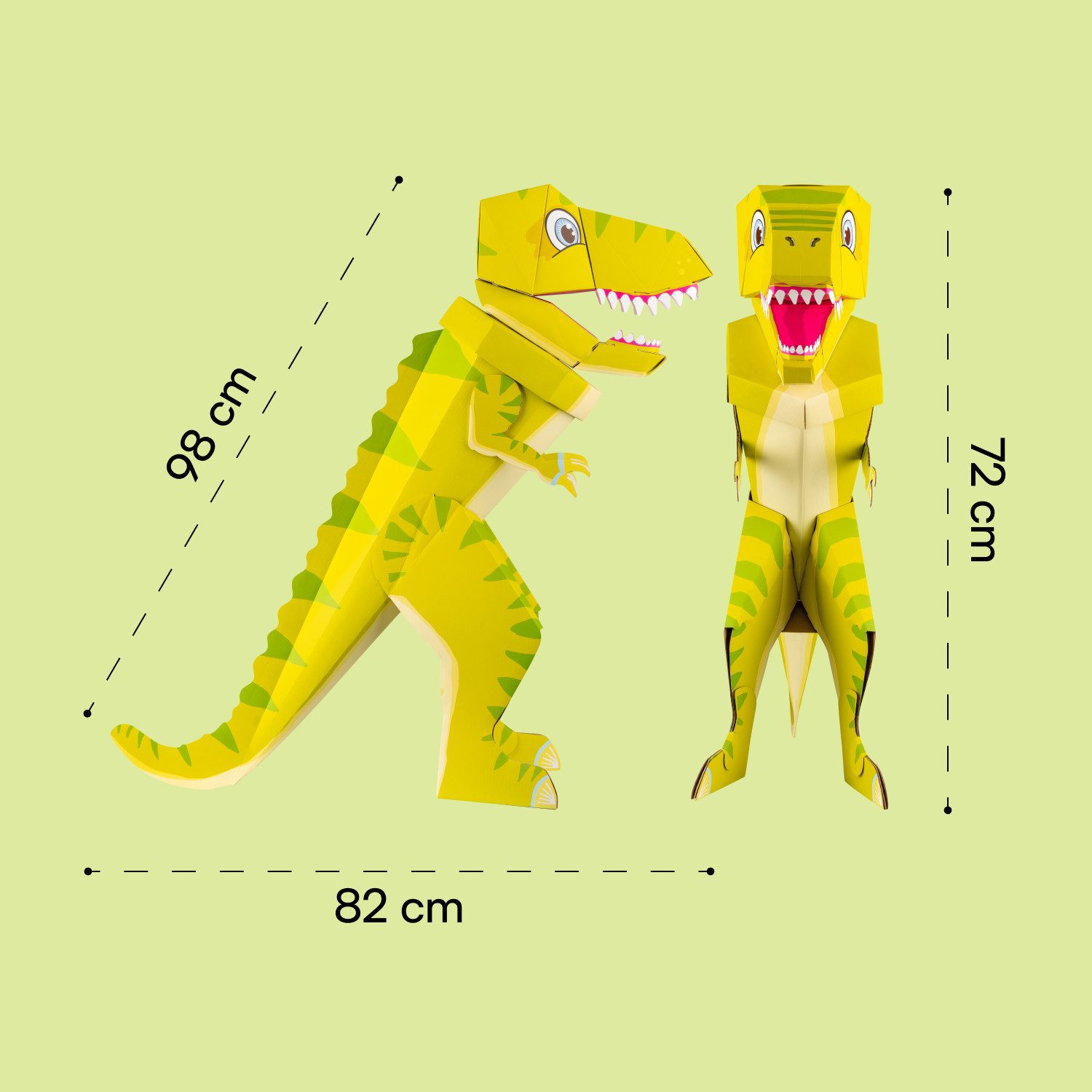 shelfmade Schultüte Schultüte zum selber basteln, Drache & Dino Schulrex, steht von selbst