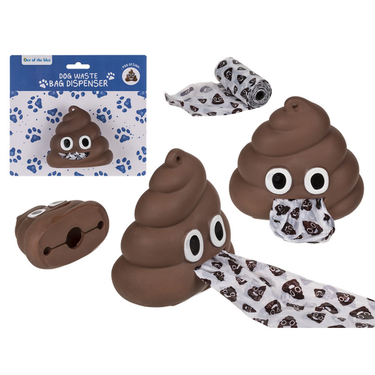 Out of the Blue Hundekotbeutel Hundekotbeutel mit Beutelspender, Poo