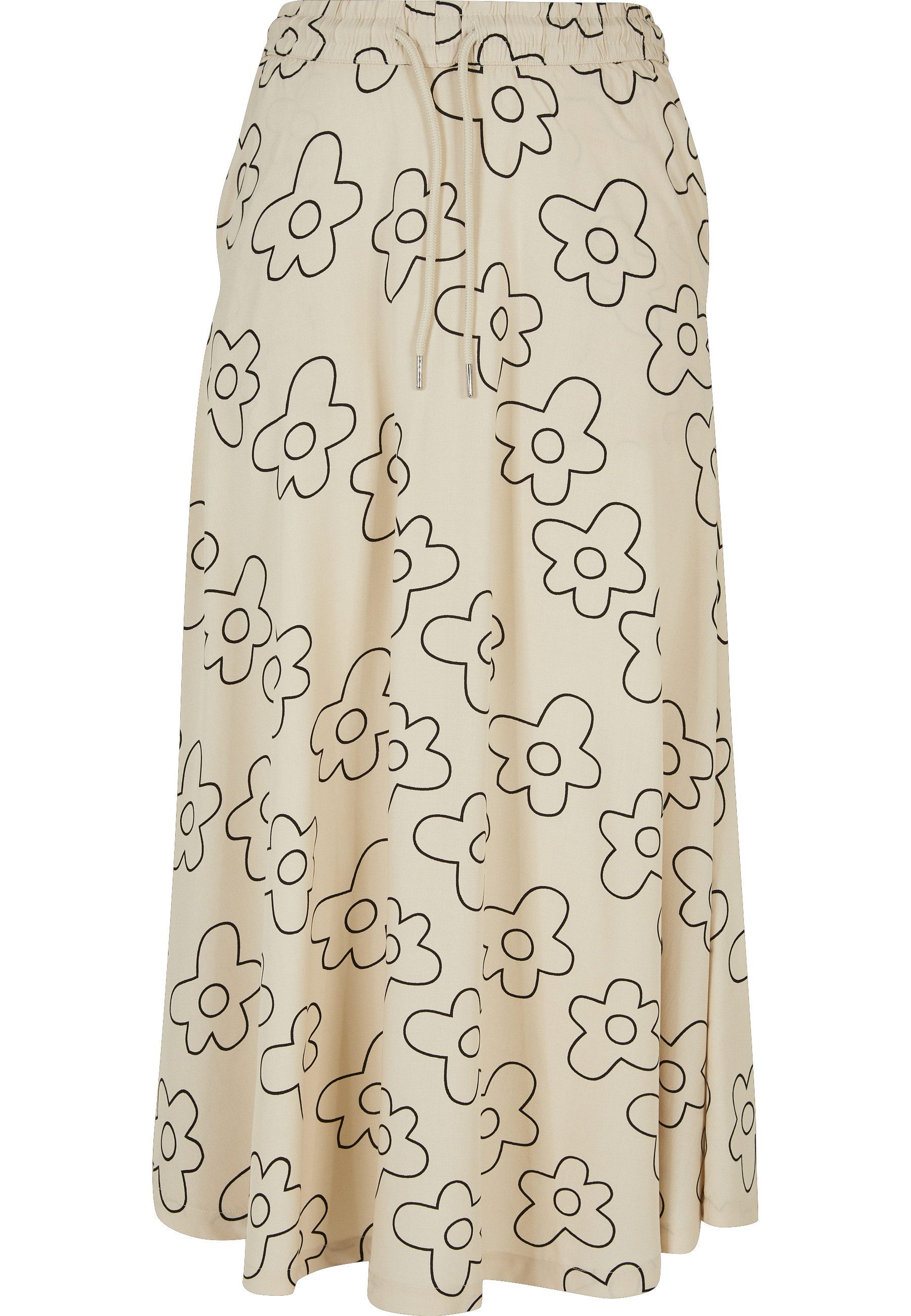 URBAN CLASSICS Jerseyrock Urban Classics Damen Ladies Viscose Midi Skirt (1 günstig online kaufen