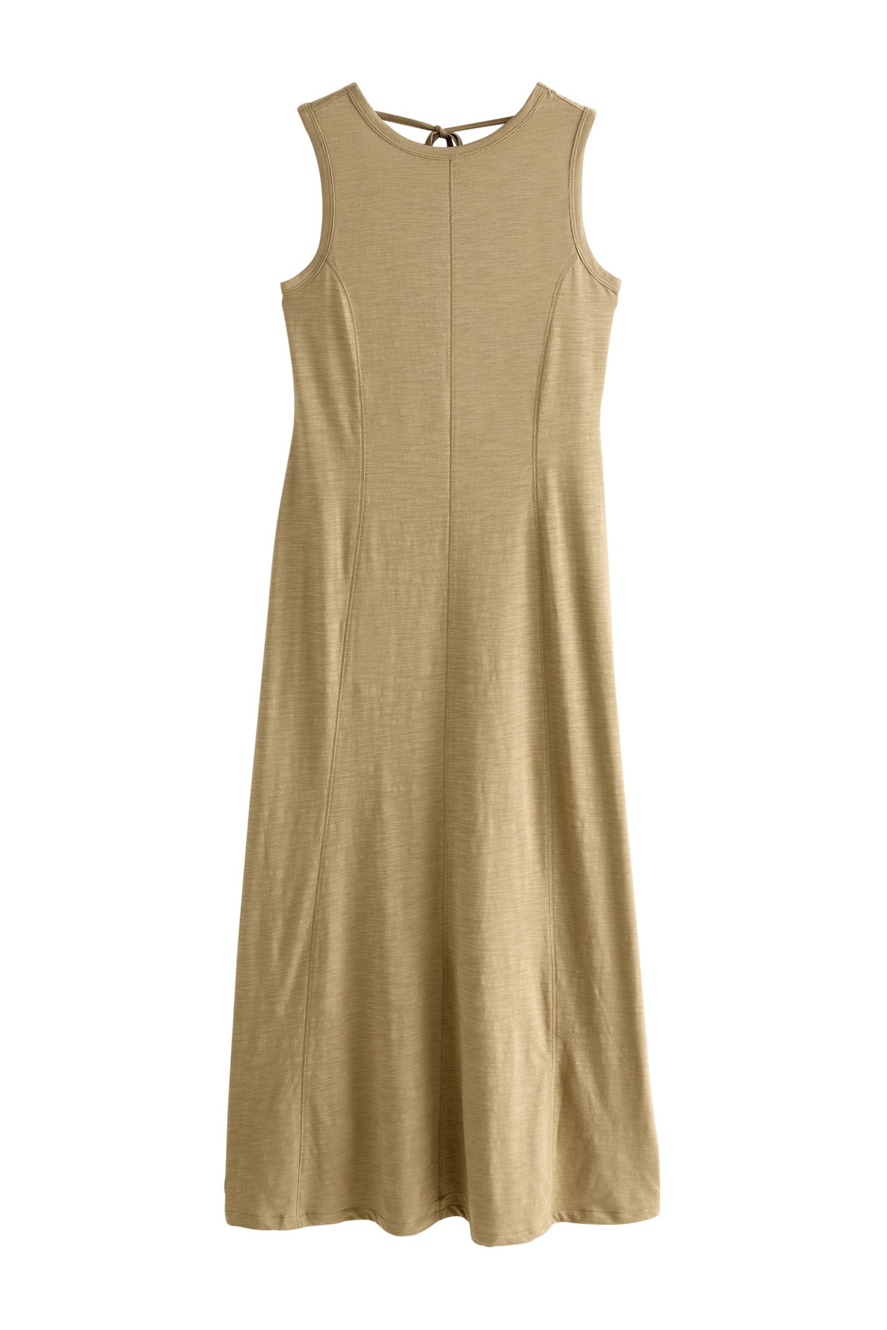 Next Jerseykleid Jersey-Maxikleid aus 100 % Baumwolle (1-tlg)