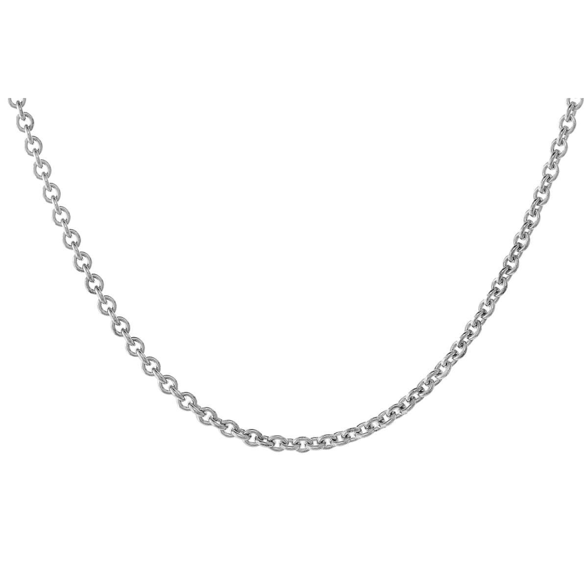 trendor Kette ohne Anhänger 64031, Ankerkette 925 Sterlingsilber Rhodiniert 1,5 mm – Bild 2 von 4
