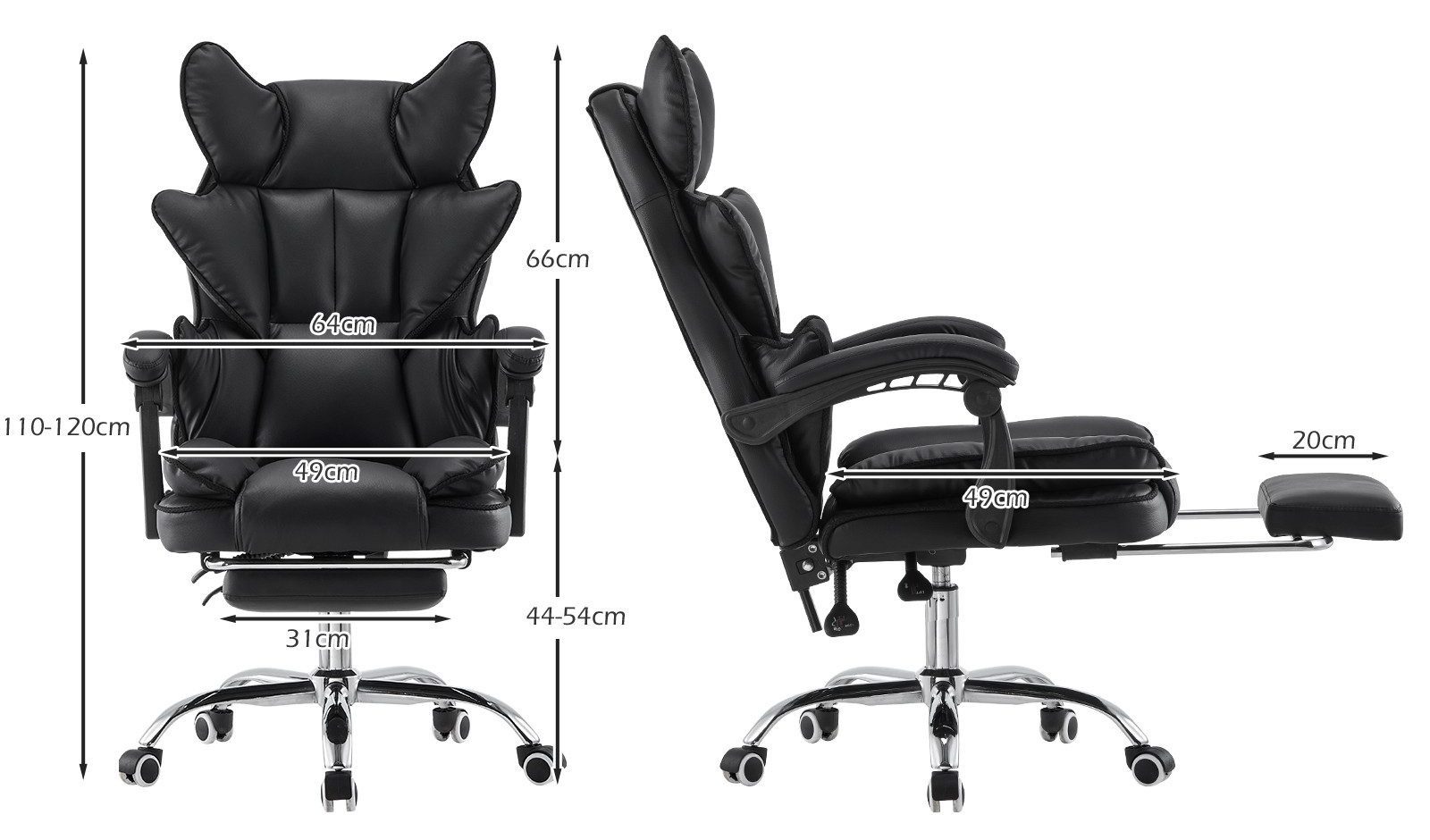 Ofcasa Gaming-Stuhl Kunstleder Bürostuhl, Drehstuhl mit günstig online kaufen