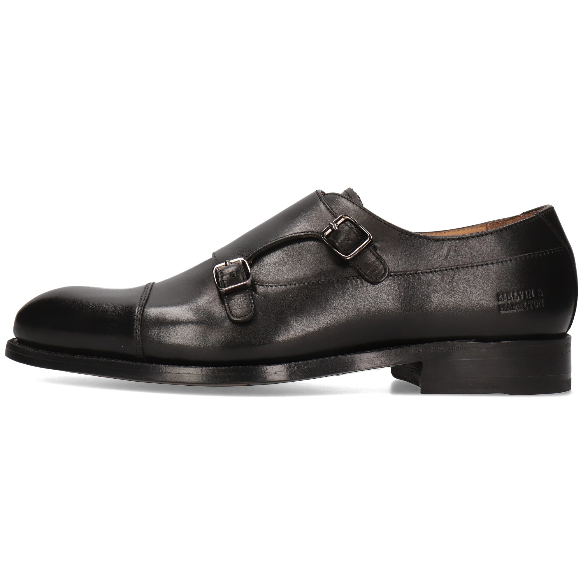 Melvin & Hamilton Benet 3 Leder-Monk Schuhe für Herren Schnürschuh Echtes Leder, Goodyear