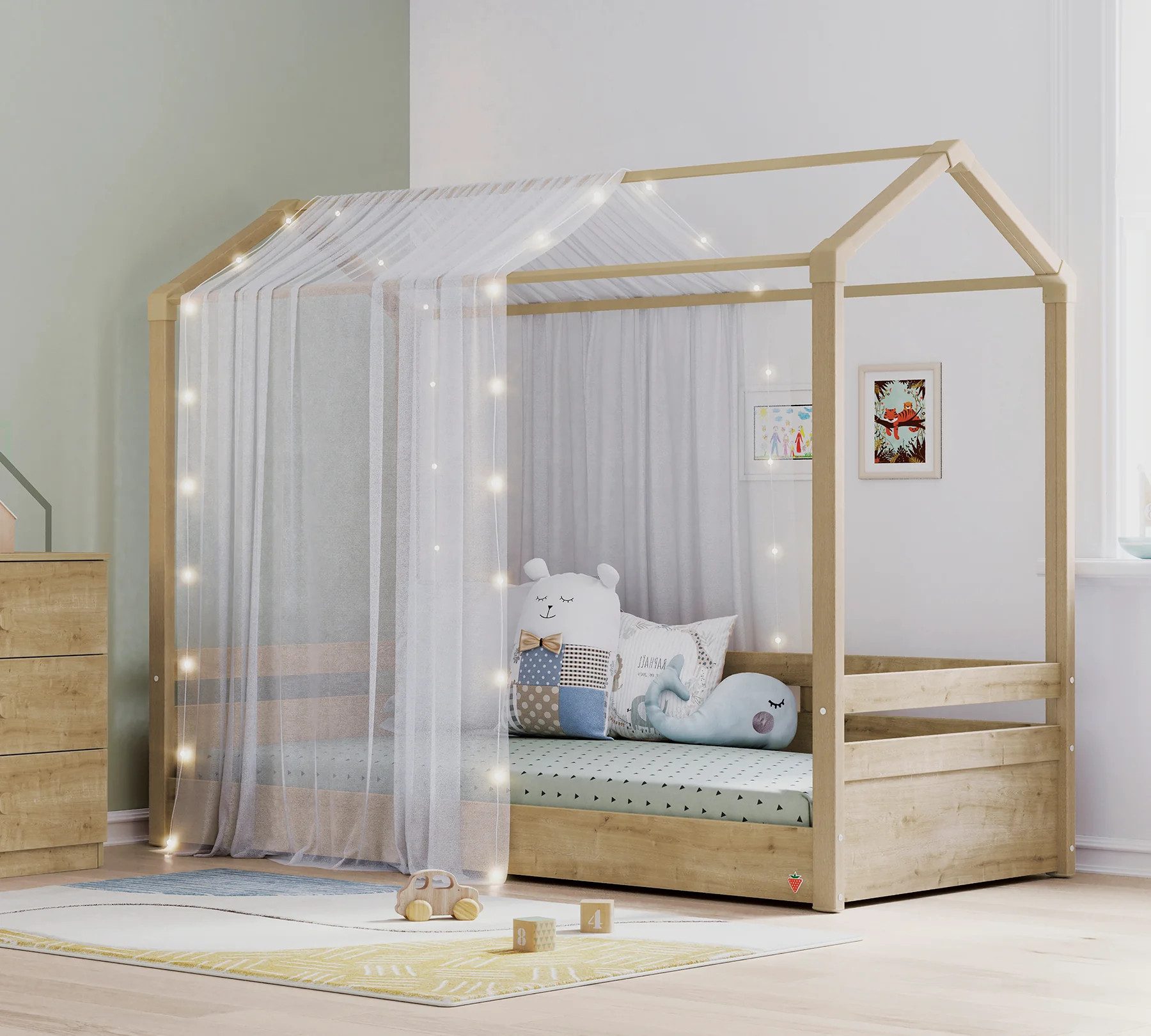 Hausbett MOCHA Kinderbett, 90x200 cm