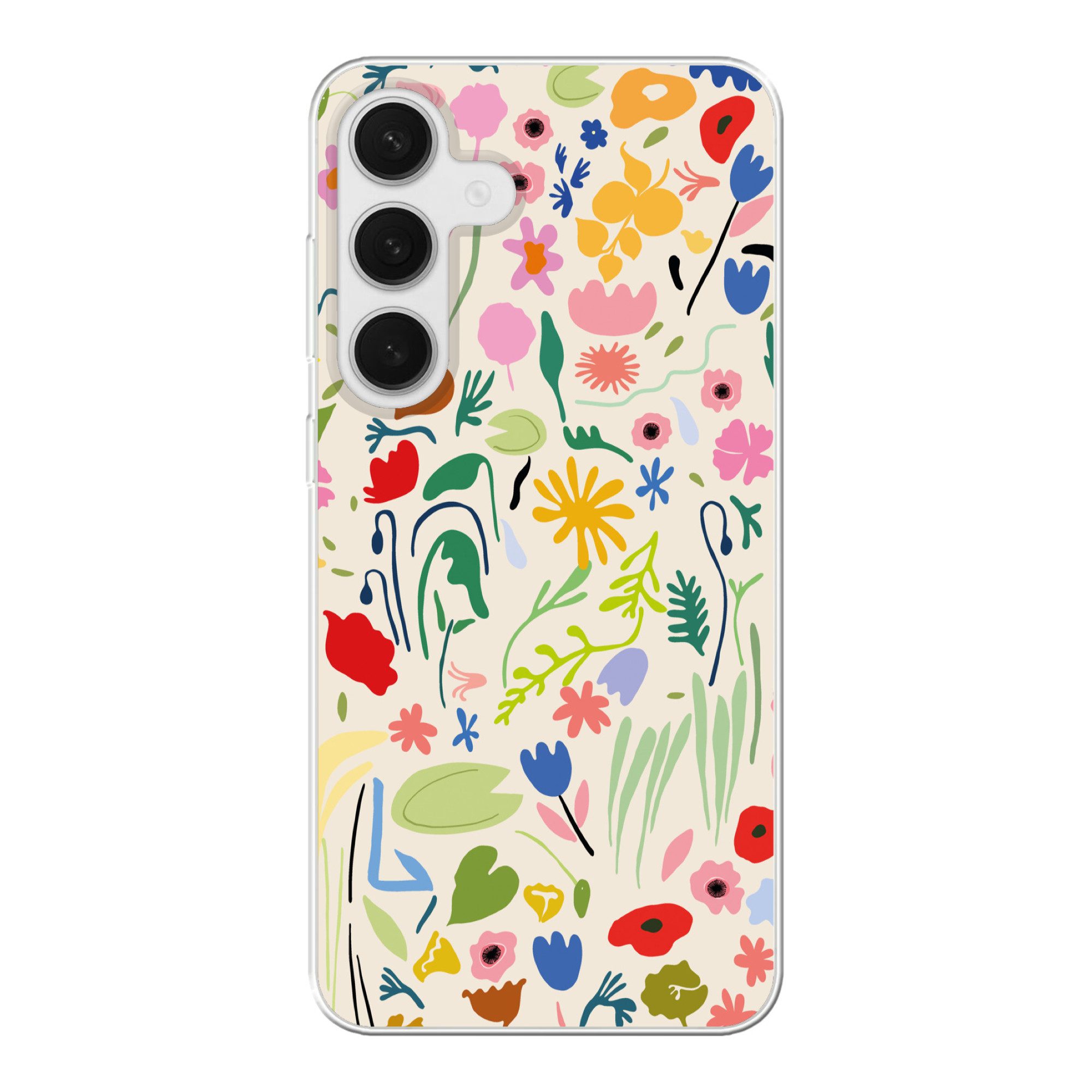 Handyhülle für Samsung Galaxy S25 Plus Blumen - Muster - Pflanzen