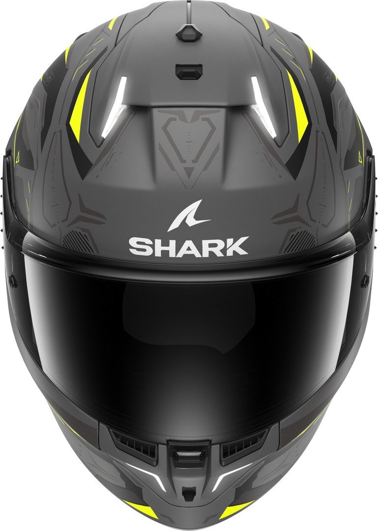 Shark Motorradhelm Skwal i3 Linik Helm, integriertes Sonnenvisier,geeignet für Brillenträger,Pinlockschei