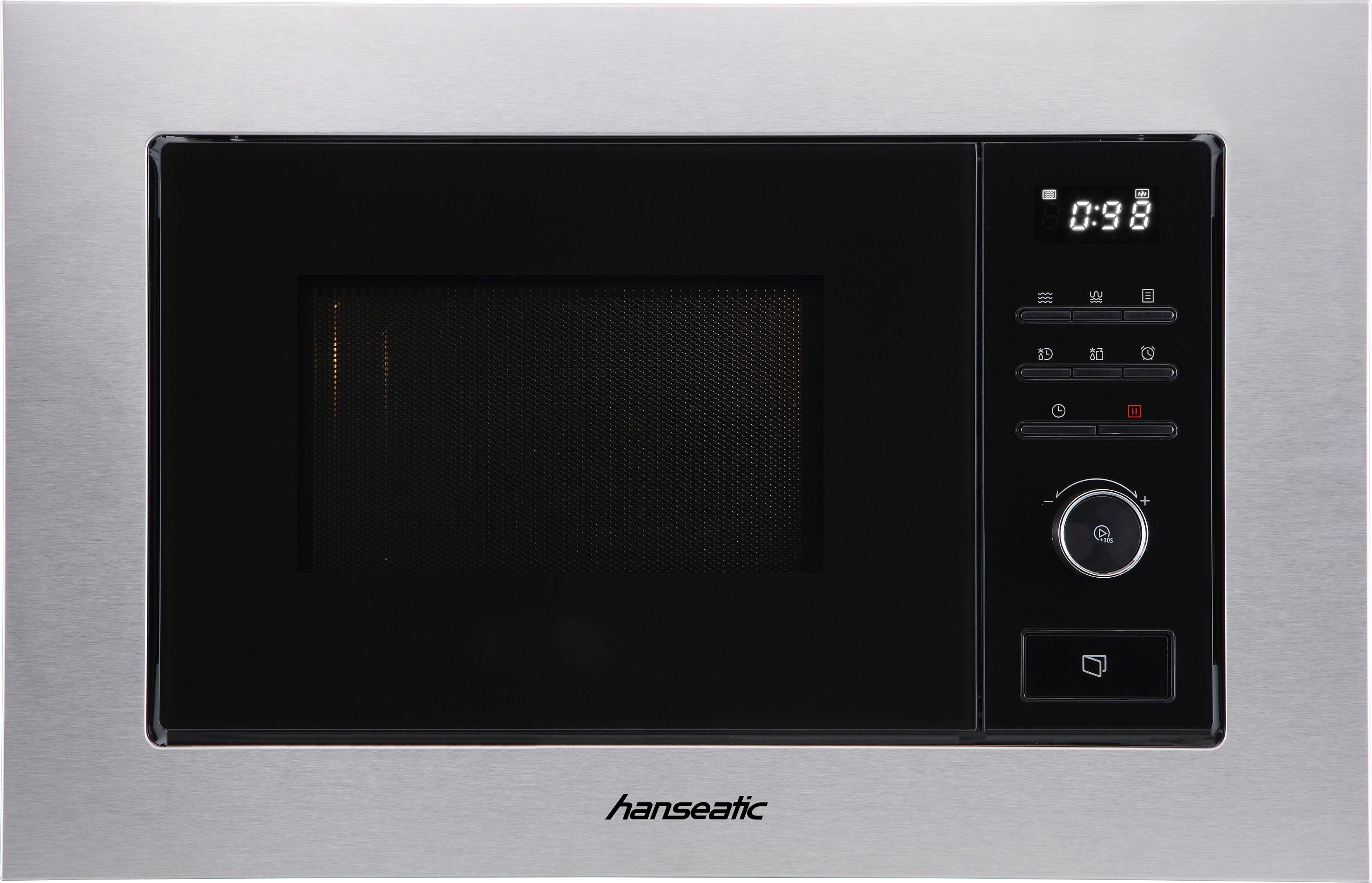 Hanseatic Einbau-Mikrowelle AG820B3AT-P0CE40, Grill, Mikrowelle, 20 l, inkl. 3 Jahre Herstellergarantie – Bild 2 von 5