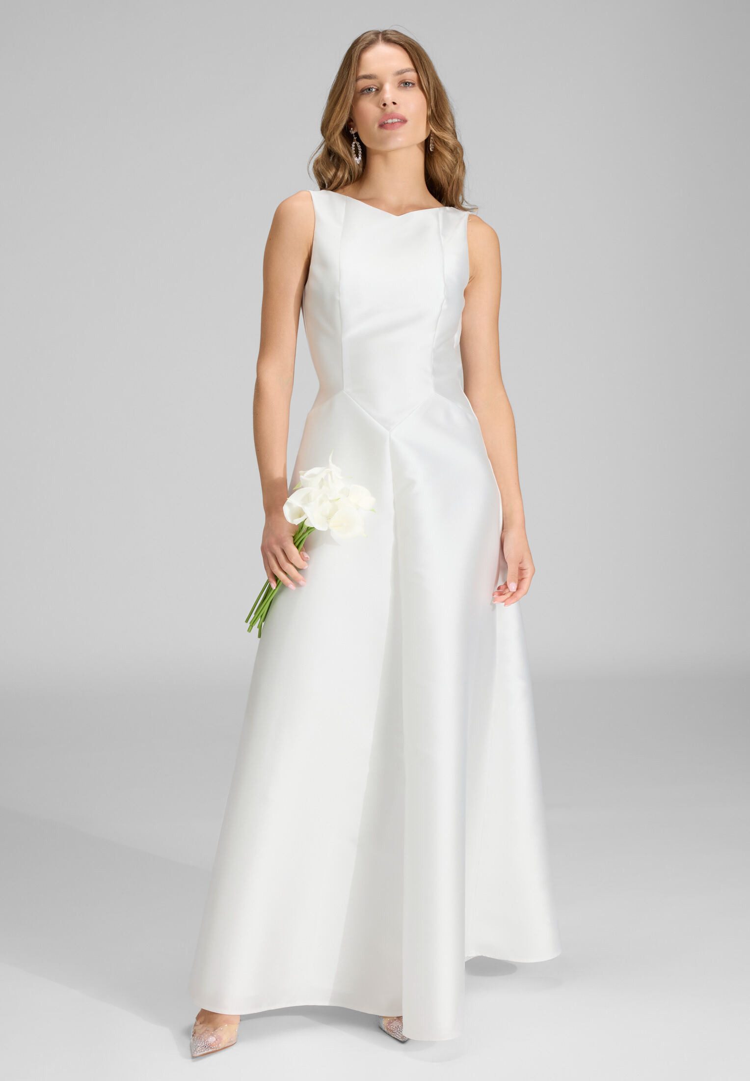 SWING Abendkleid - Robenartiges Abendkleid mit Eingrifftaschen Figurbetonte Passform in A-Linie