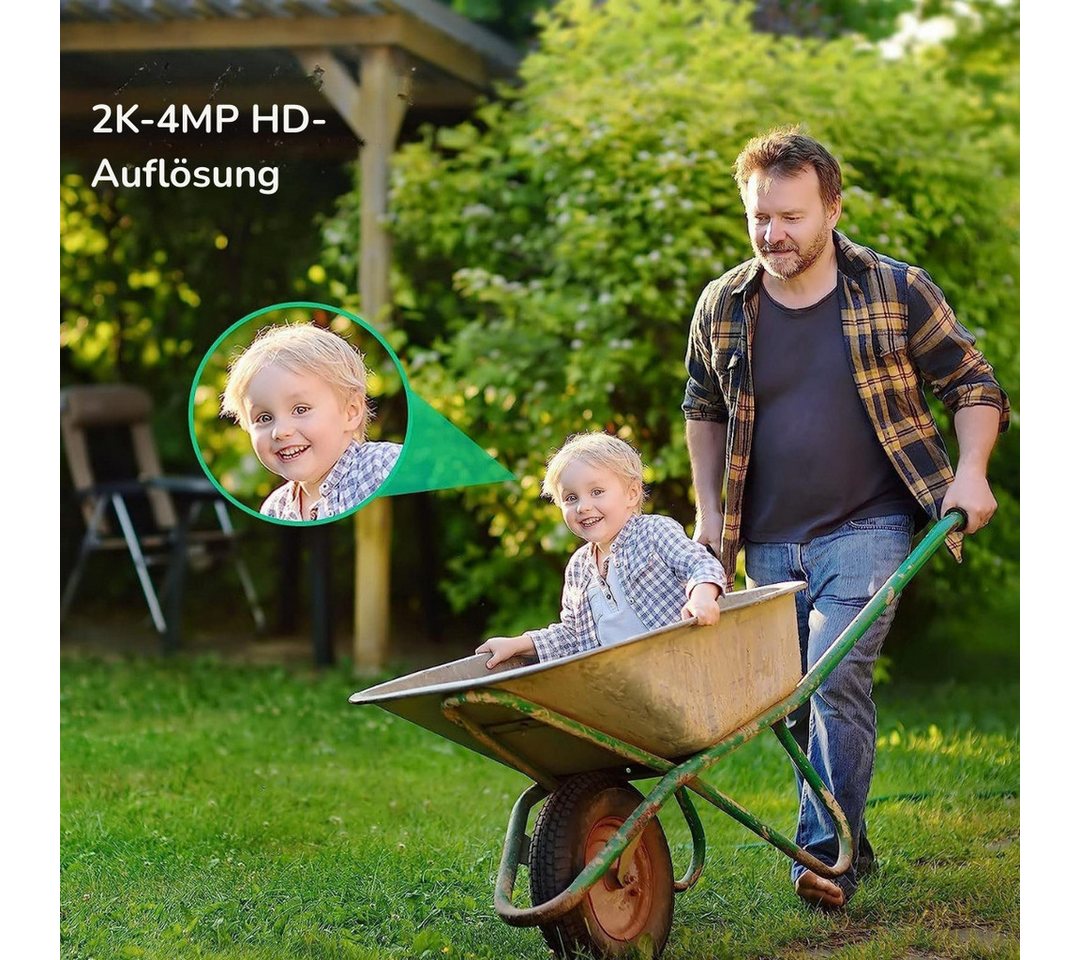 Thumbnail - Diyarts Überwachungskamera (Außenbereich, Intelligente Erkennung, Nachtsicht und Einfache Installation, 2-tlg., 2.4/5GHz...