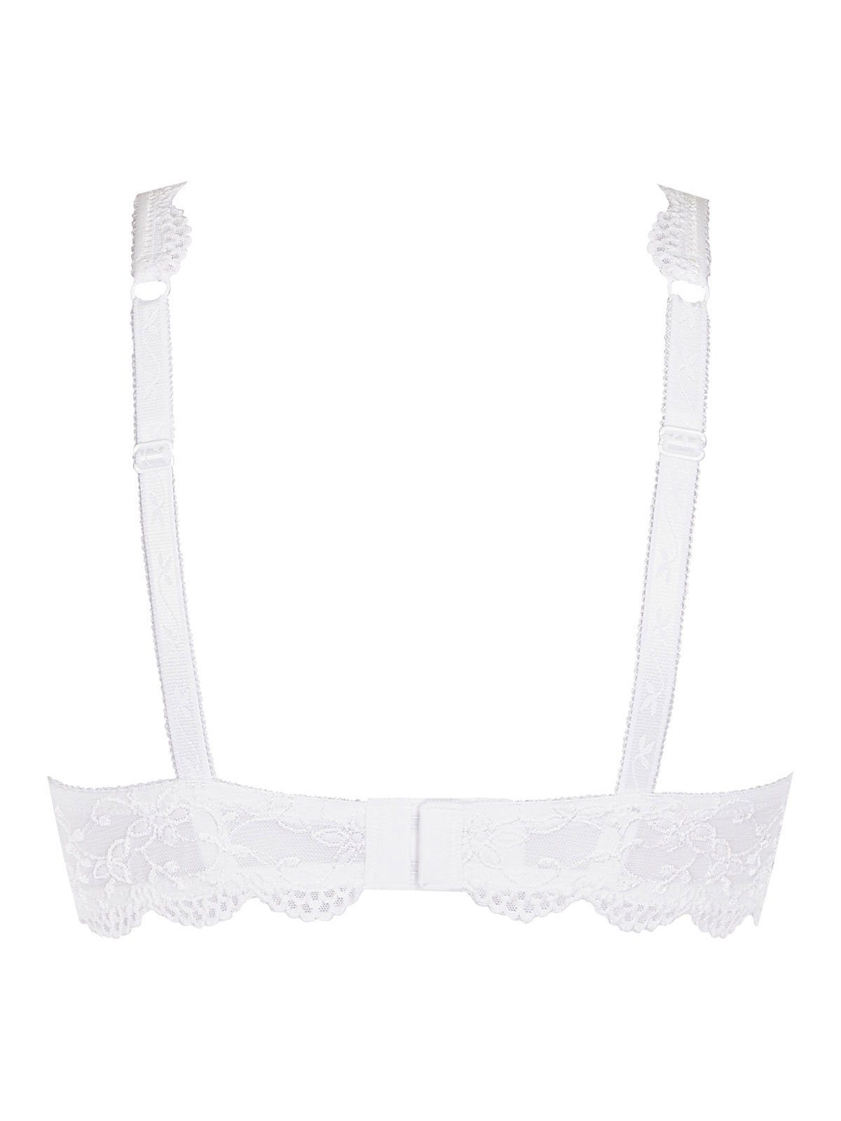 Nina Von C. Dirndl-BH Push Up Dirndl BH Silver Edition (Stück, 1-tlg) weiche Push Up-Schale, Rückensteg aus tüllverstärkter Stickereispitze