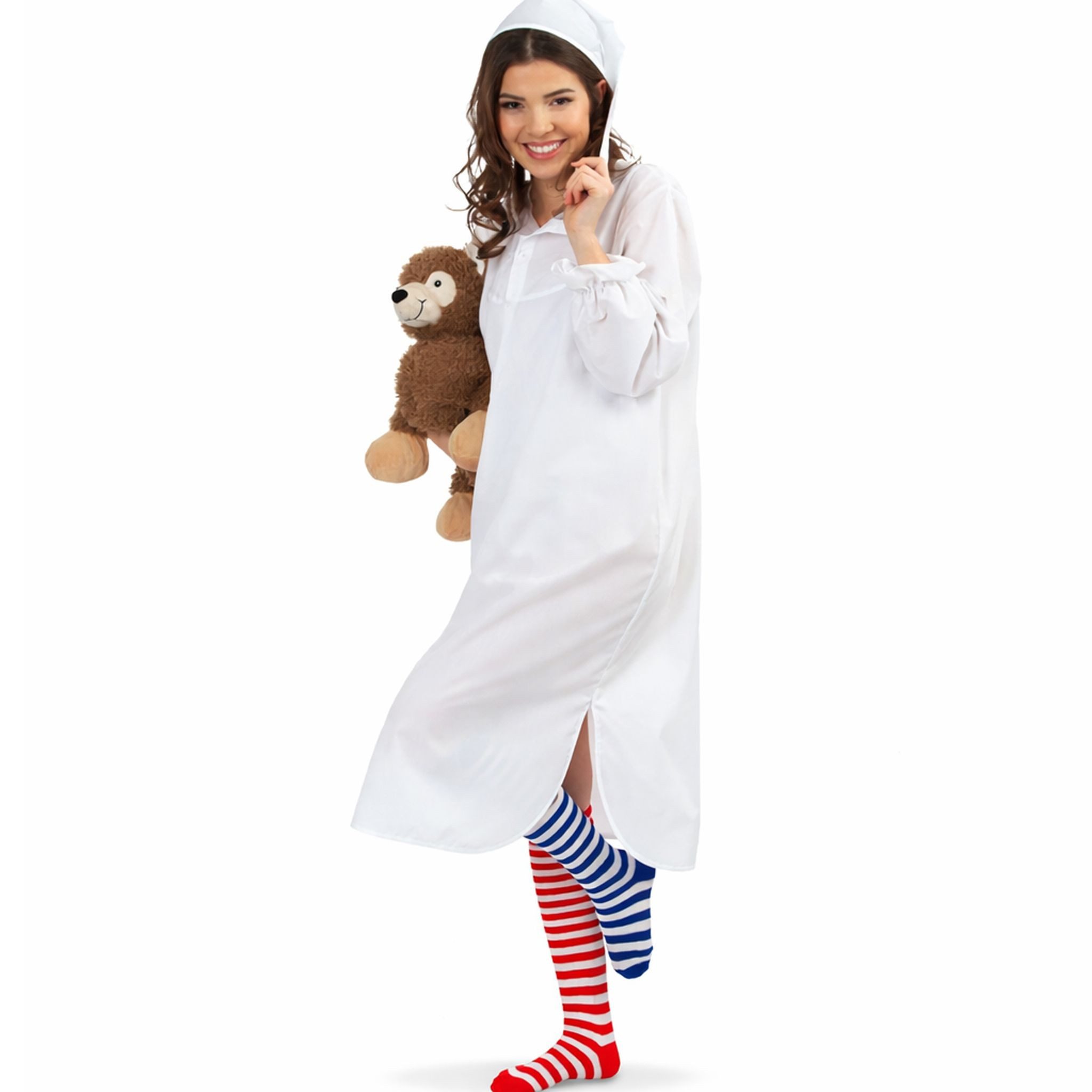 Fries Kostüm Armer Poet - Nachthemd für Erwachsene