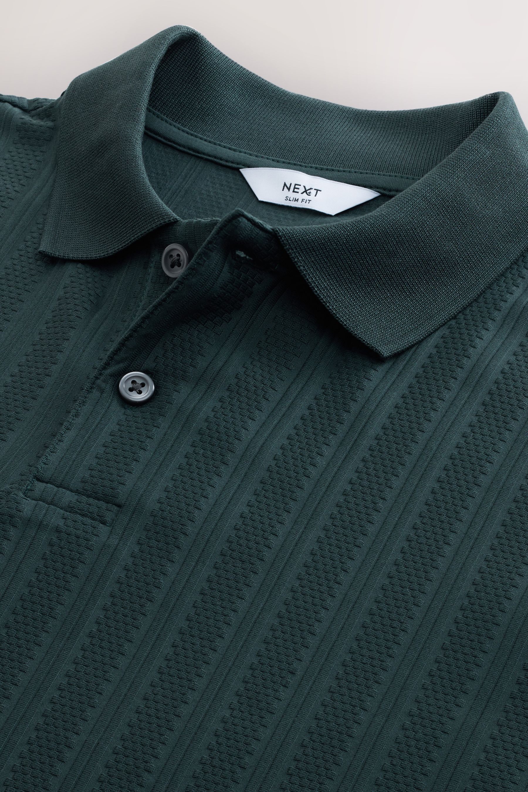Next Poloshirt Edles Regular Fit Poloshirt mit 1/4-Reißverschluss (1-tlg) – Bild 3 von 5