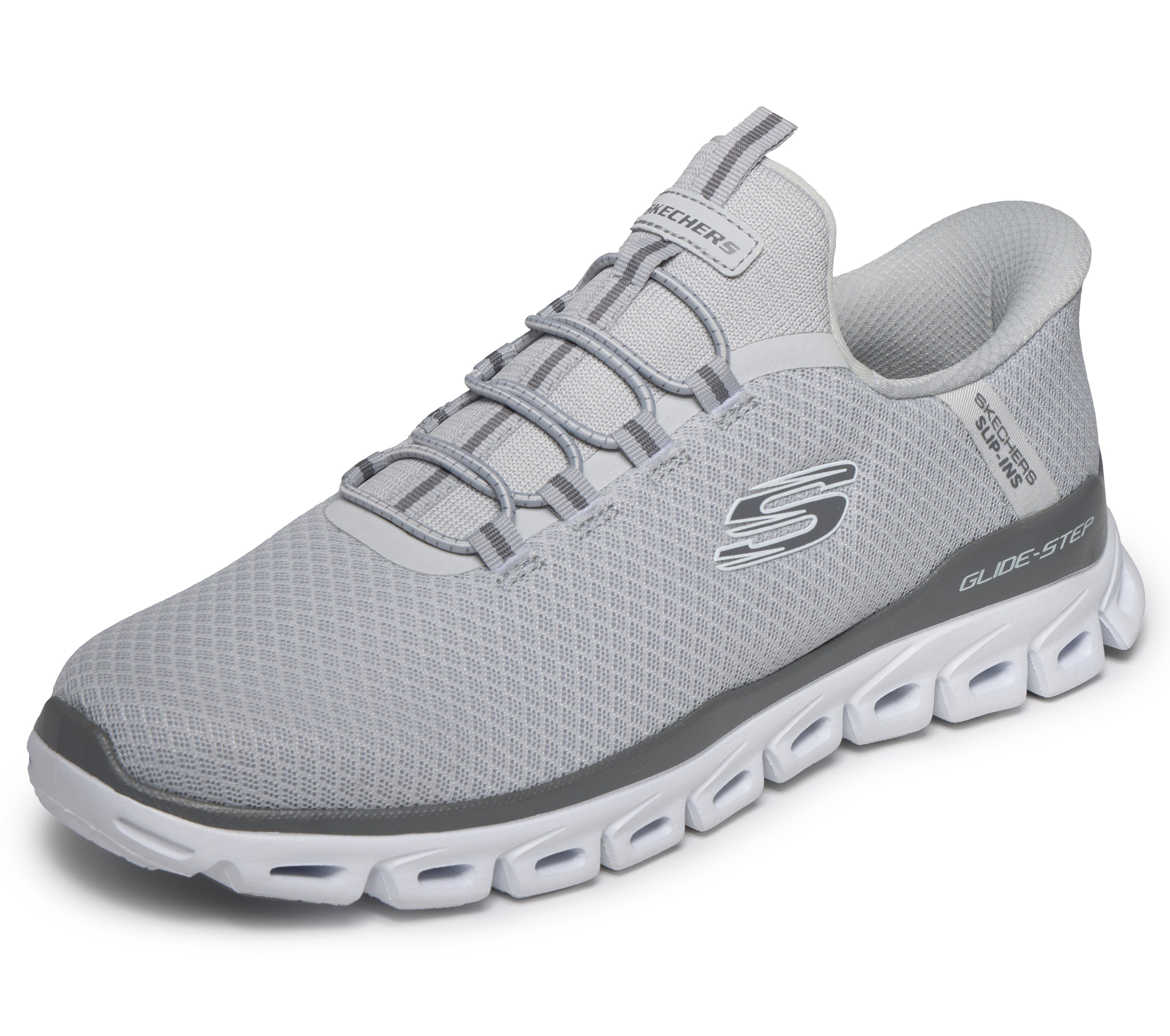 Skechers GLIDE-STEP Slip-On Sneaker Schlupfschuh, Freizeitschuh, Trainingsschuh mit praktischem Gummizug