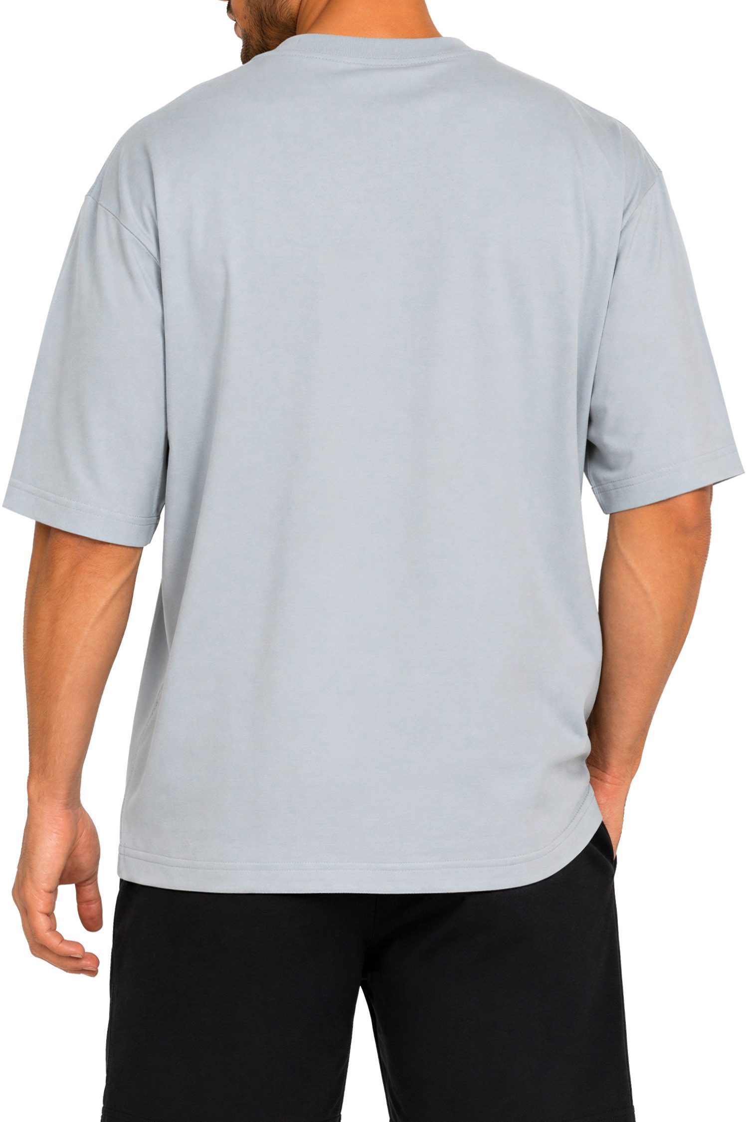 Reichstadt T-Shirt Herren Regular Fit Kurzarmshirt Shoulder Drop 25RS071 in kräftigen Farben