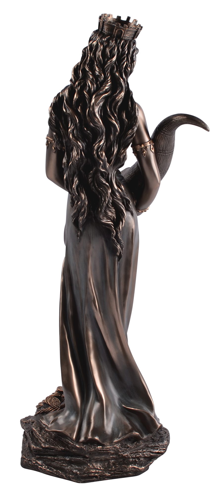 bronziert Gmbh Hand Dekofigur von Glücks mit direct Vogler by Göttin Fortuna Römische Füllhorn des Veronese,