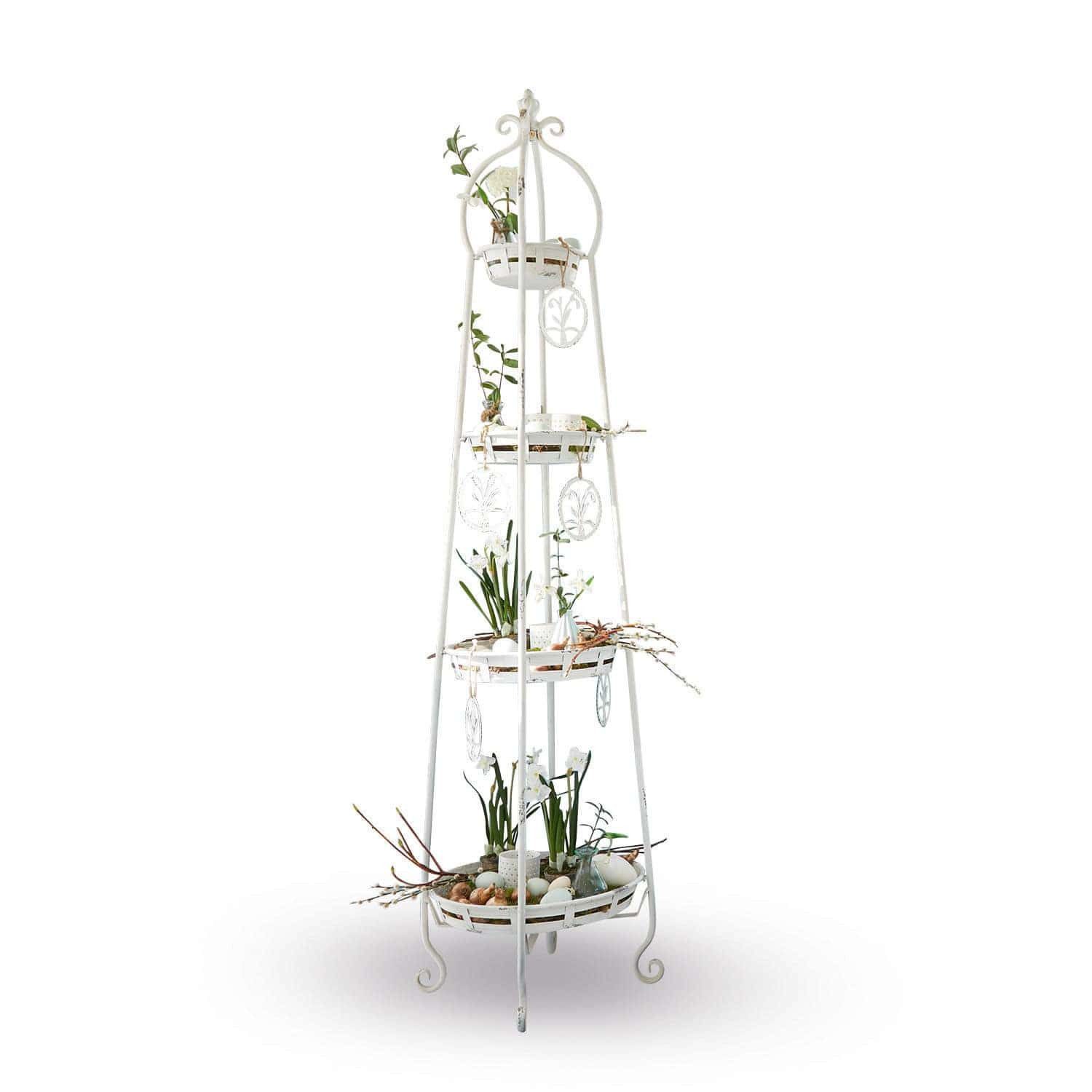 Mirabeau Etagere Etagere Ipas antikweiß, Eisen