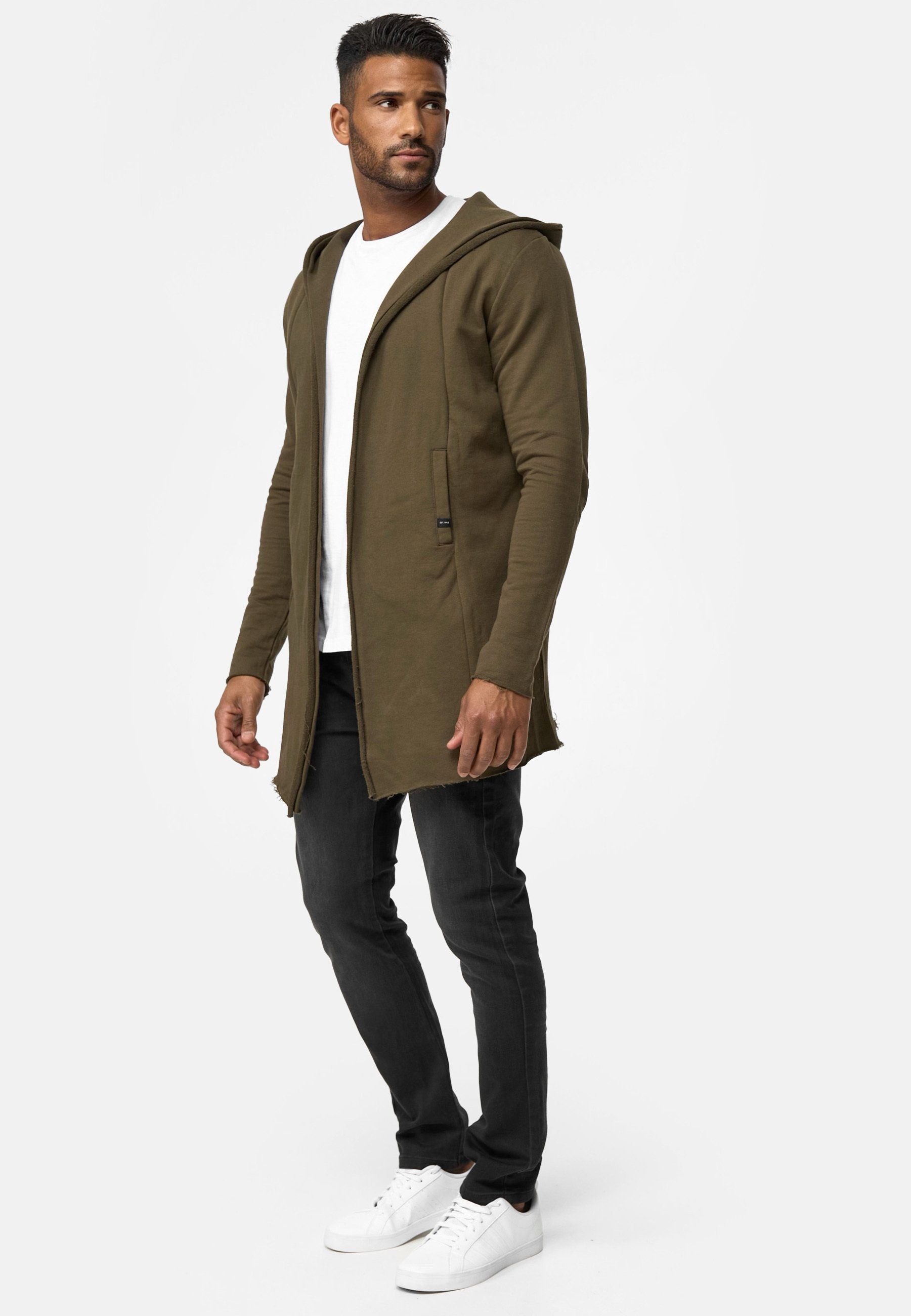Indicode Kapuzensweatjacke Herren Brekstad Hoodie Sweatjacke Herrenjacke