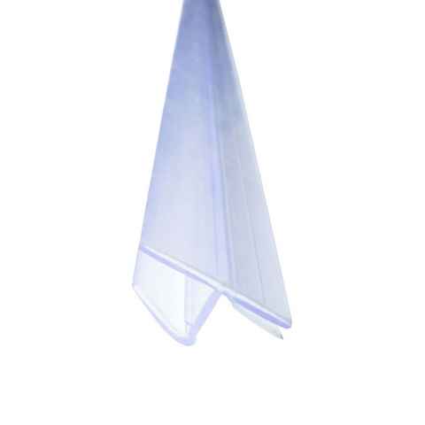 Bagnoxx Duschdichtung, L: 100 cm, (Duschdichtung Anschlagdichtung 180 Grad 100cm, 1-St), einseitige Duschtür Öffnung, Duschlippe aus PVC, Abdichtung Dusche