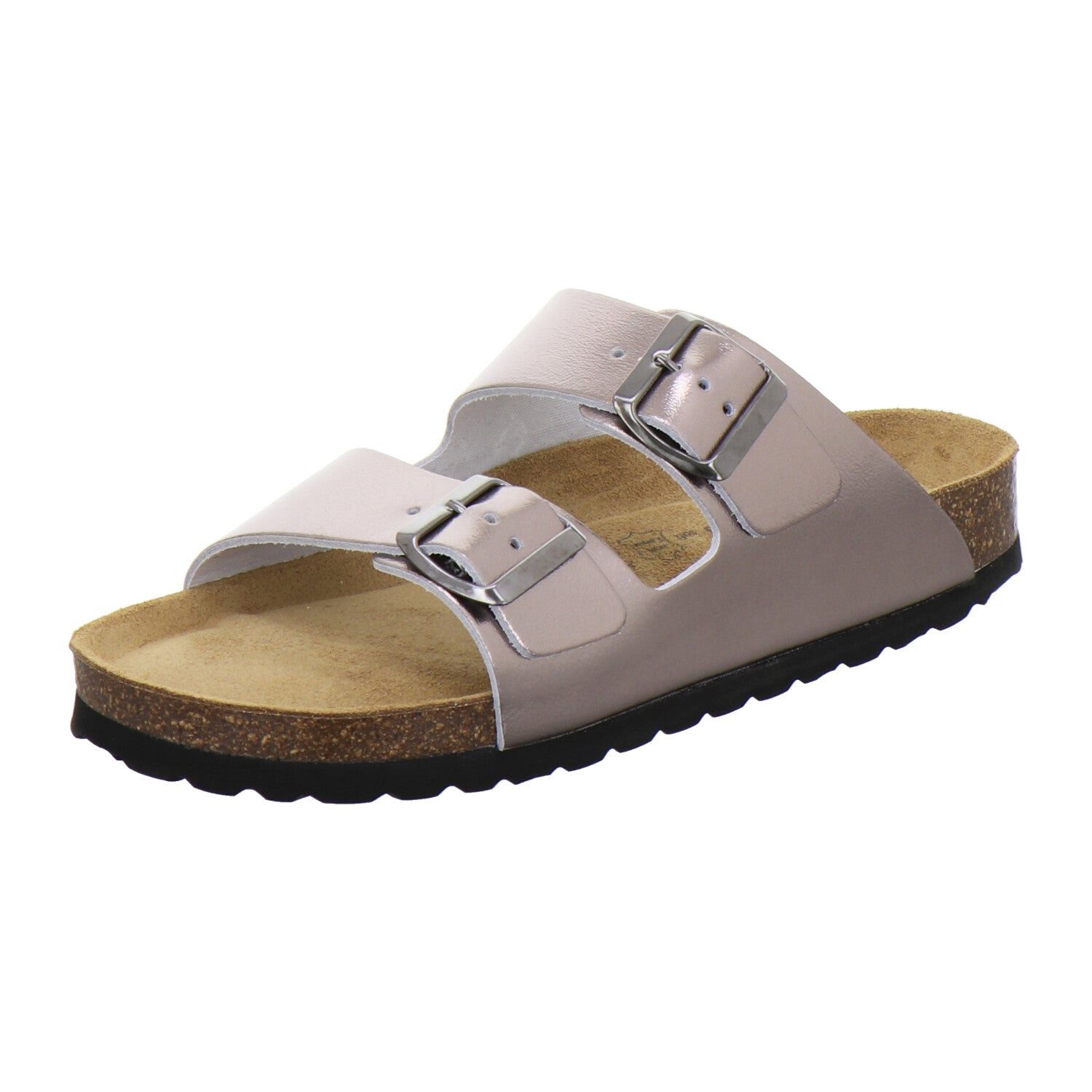 AFS-Schuhe Damen Zweischnaller Pantolette aus Leder mit Fußbett, Made in Germany