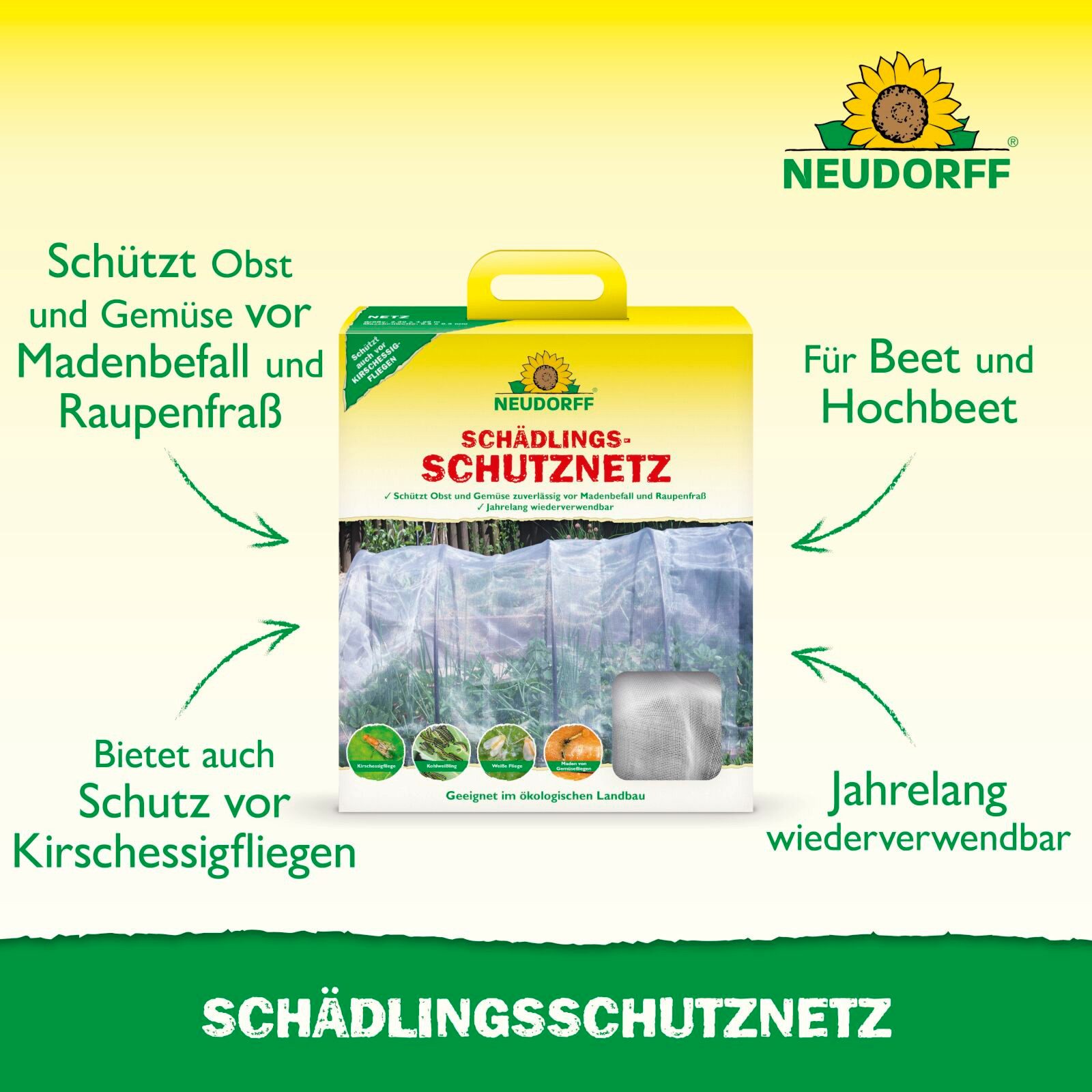 Neudorff Gartenpflege-Set SchädlingsschutzNetz günstig online kaufen