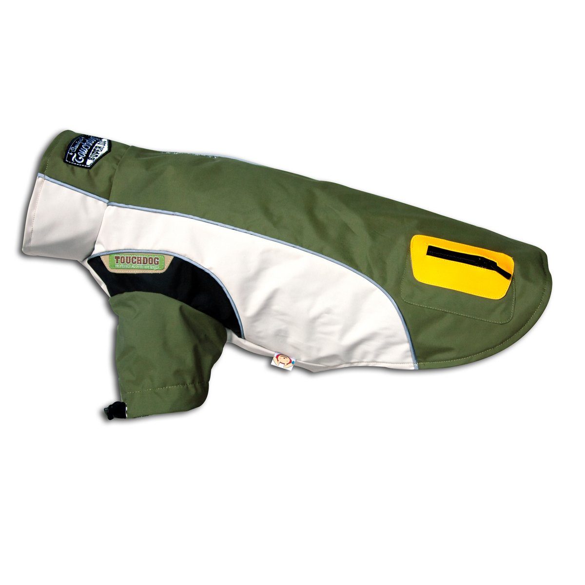 Hundemantel Touchdog Outdoormantel khaki