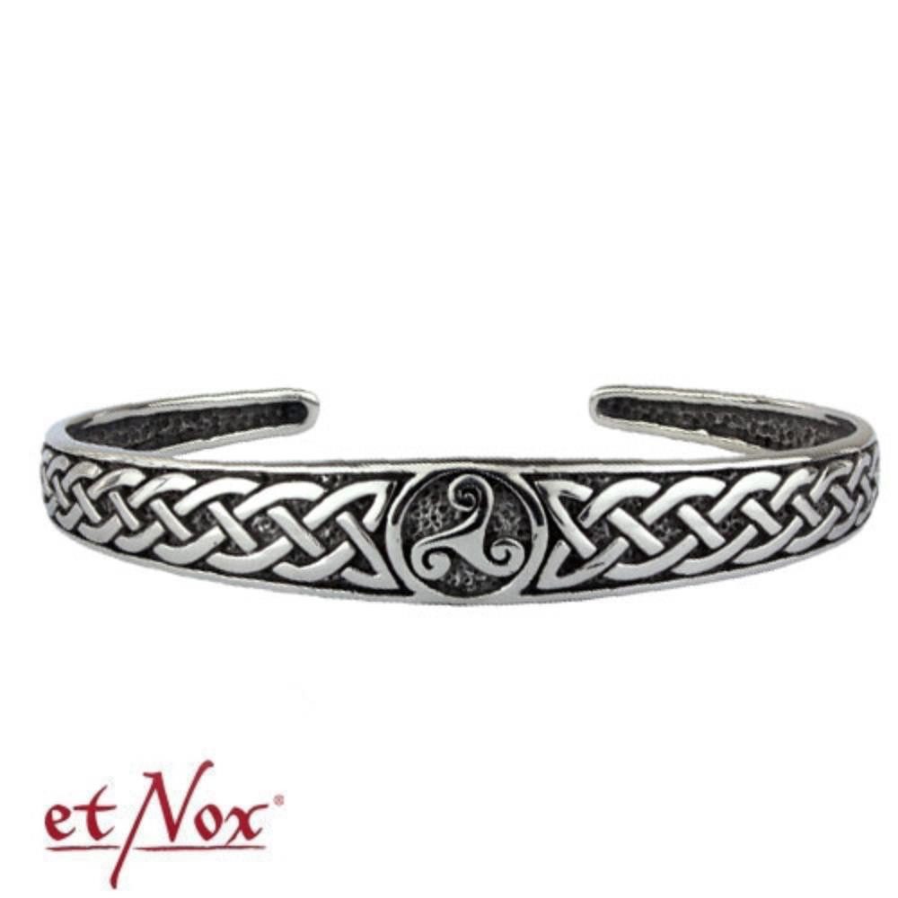 etNox Armreif Armreif „Keltische Triskele“ Edelstahl