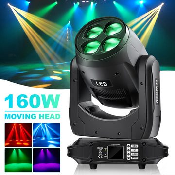 ZonQoonz LED Discolicht 200W Moving Head Bühnenlicht DMX512 RGBW Party Licht, LED, LED Scheinwerfer, für DJ Club Bar Hochzeit