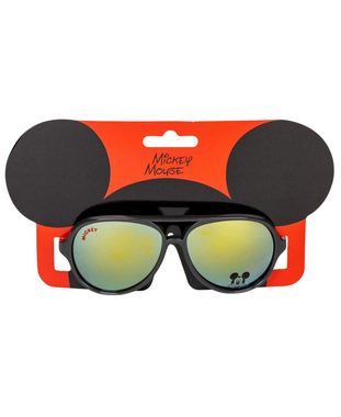 Disney Mickey Mouse Sonnenbrille Mickey Maus für Kinder mit Spiegeleffekt & 100% UV Schutz