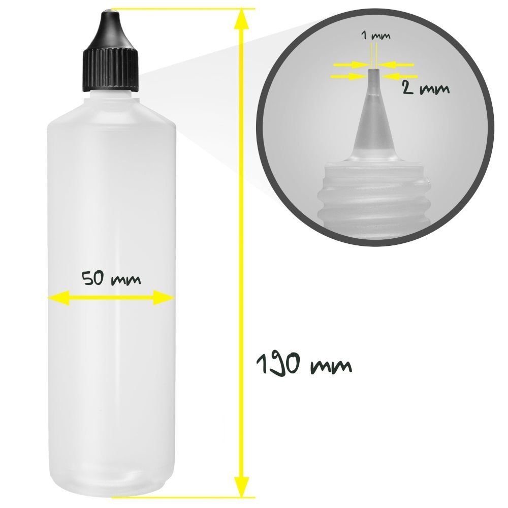 Tropfflasche, Kanister Oputec Dosierflaschen weiche Kunststoff-Flaschen 250 (Spar-Set) ml x 20 PE