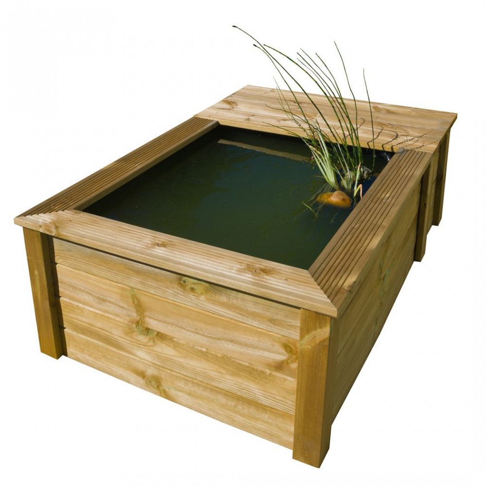 Ubbink Fertigteich Ubbink Set Quadro Wood III