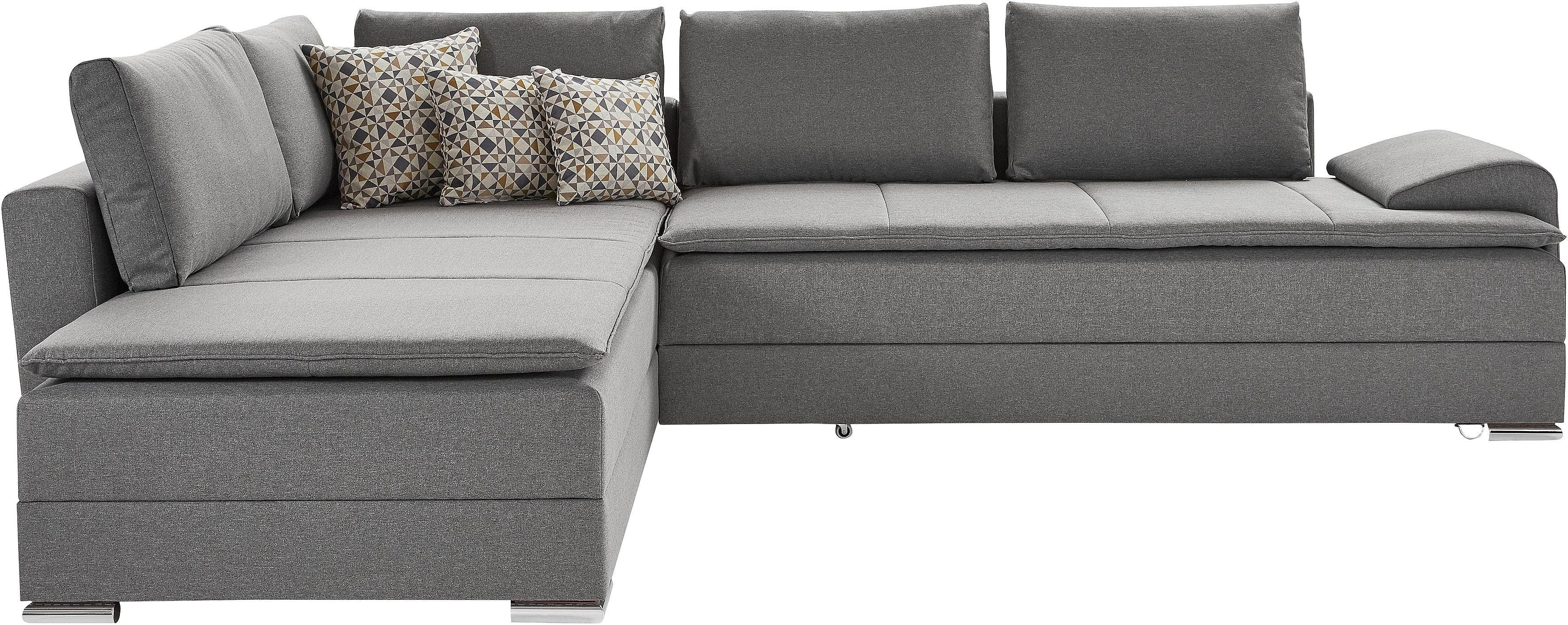 INOSIGN Ecksofa Night & Day L-Form, mit Bettfunktion 180 cm, Dauerschlaffunktion