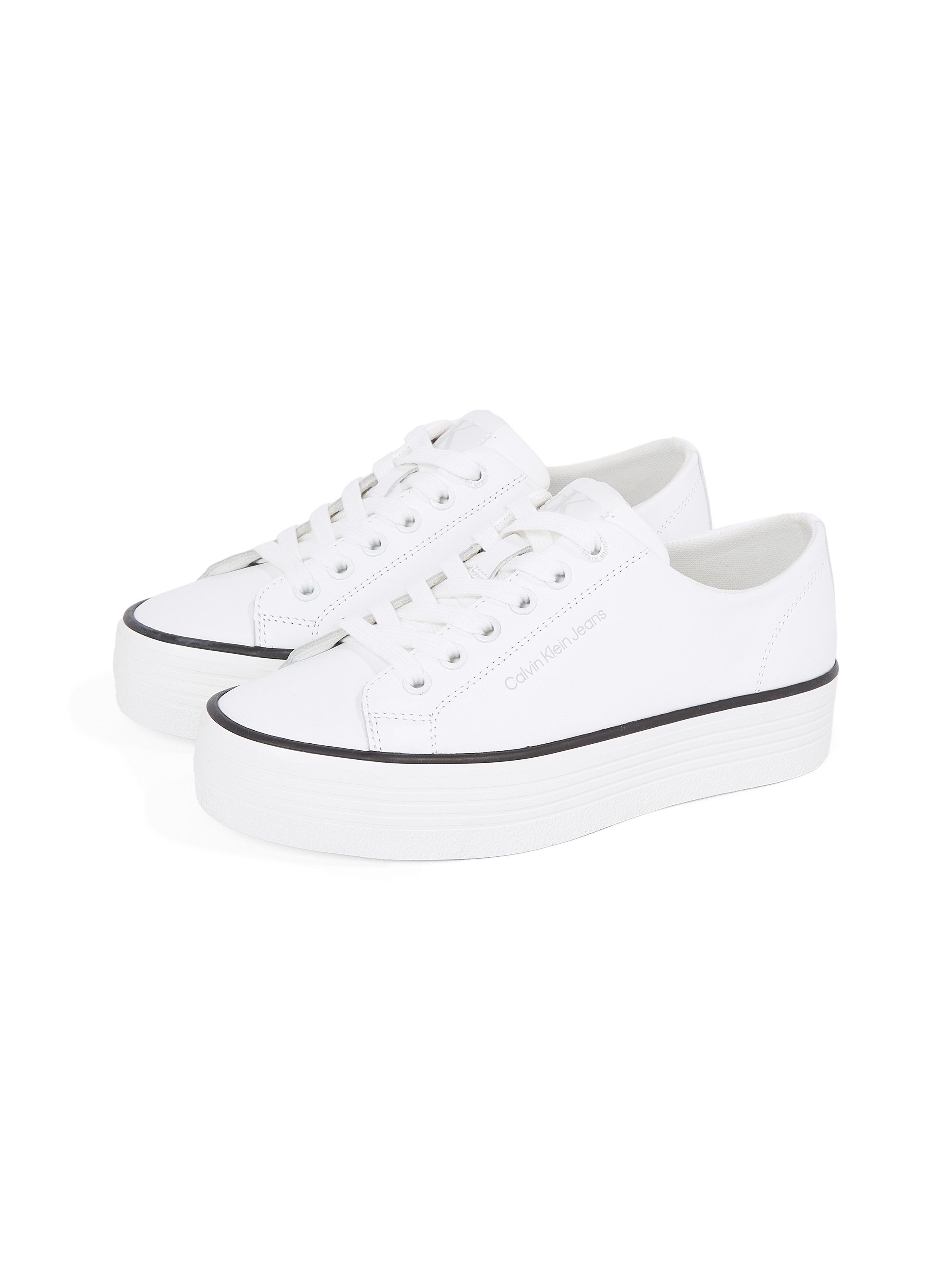 Calvin Klein Jeans BOLD VULC FLATF LOW LTH IN Sneaker, Halbschuh, Schnürsch günstig online kaufen