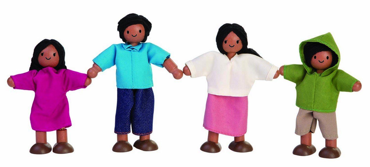 Plantoys Puppenhausmöbel Puppenfamilie Latino