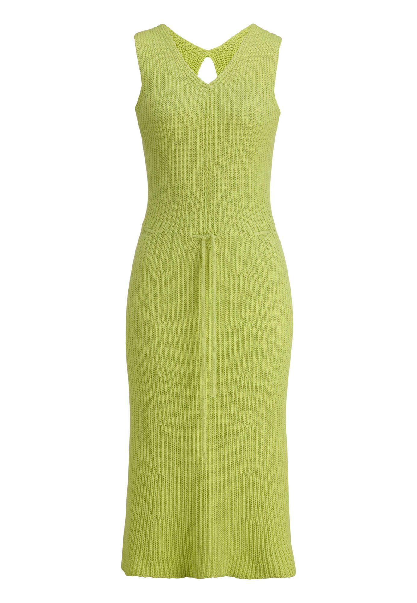 Hessnatur Strickkleid Midi Slim aus reiner günstig online kaufen