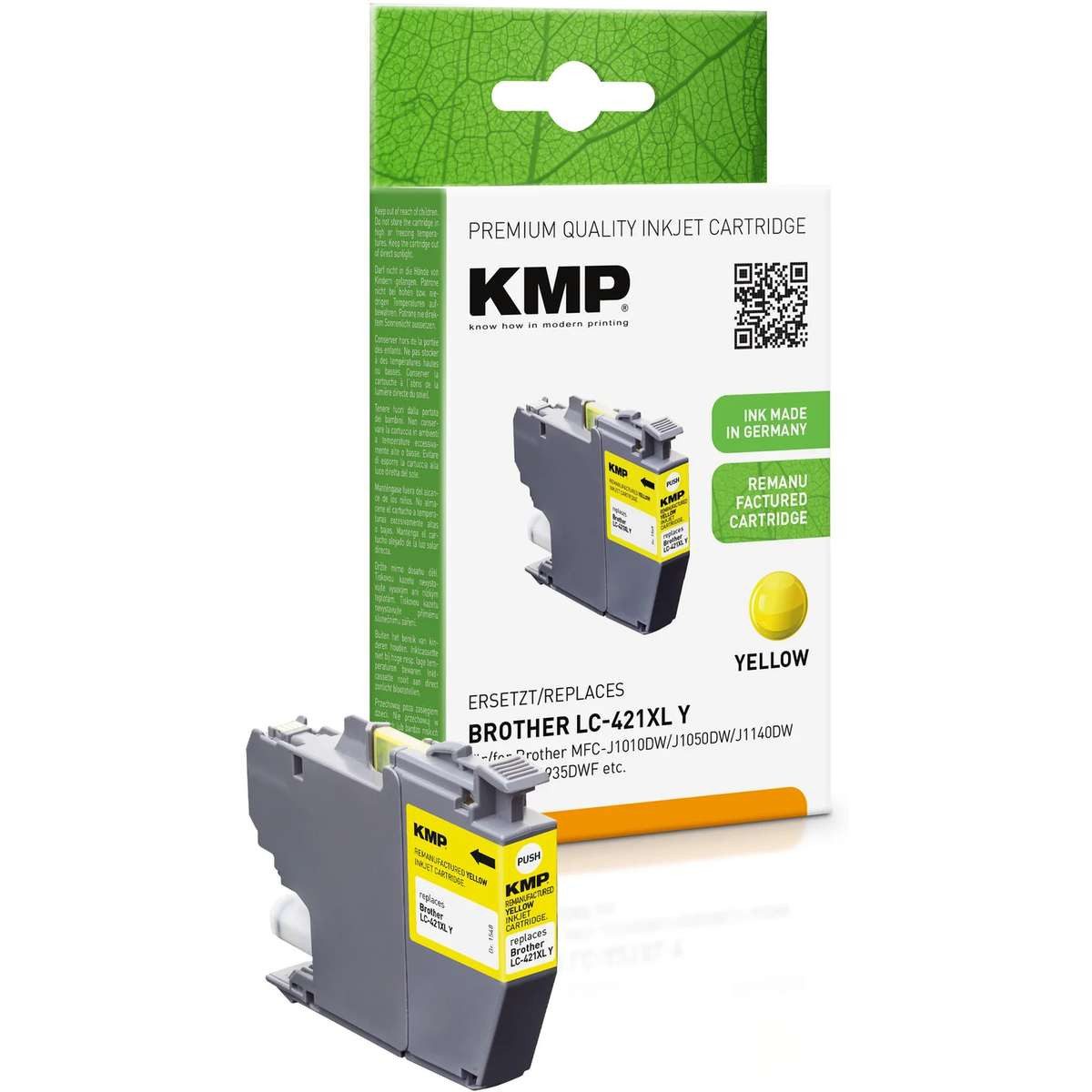 KMP KMP 1548,4009 Druckerpatrone 1 Stück(e) Original Gelb Tintenpatrone