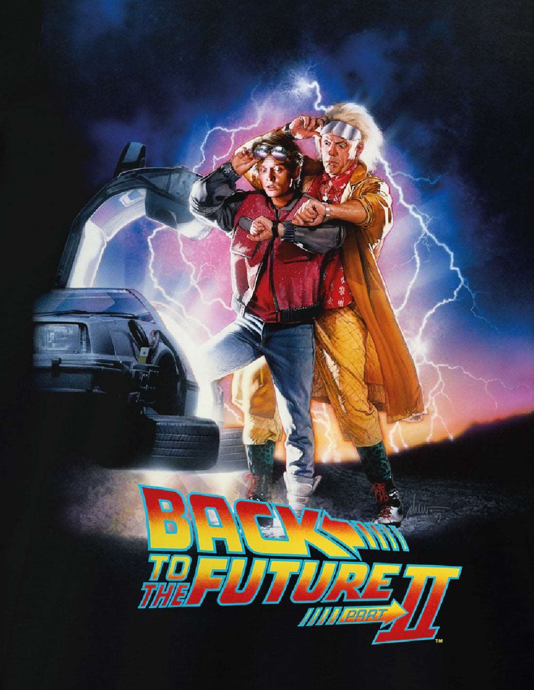 Zurück in die Zukunft T-Shirt BTTF II Poster