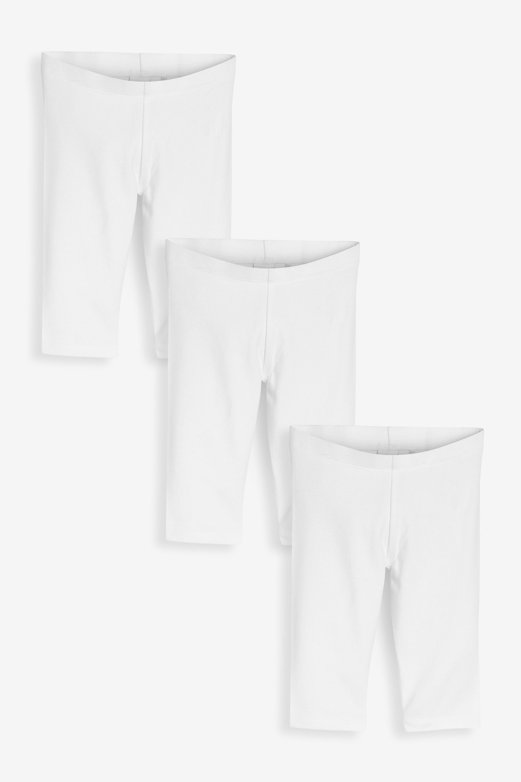 Next Fit White Crop Leggings bis (3 (3-tlg) 16 Jahre), 3er-Pack Leggings