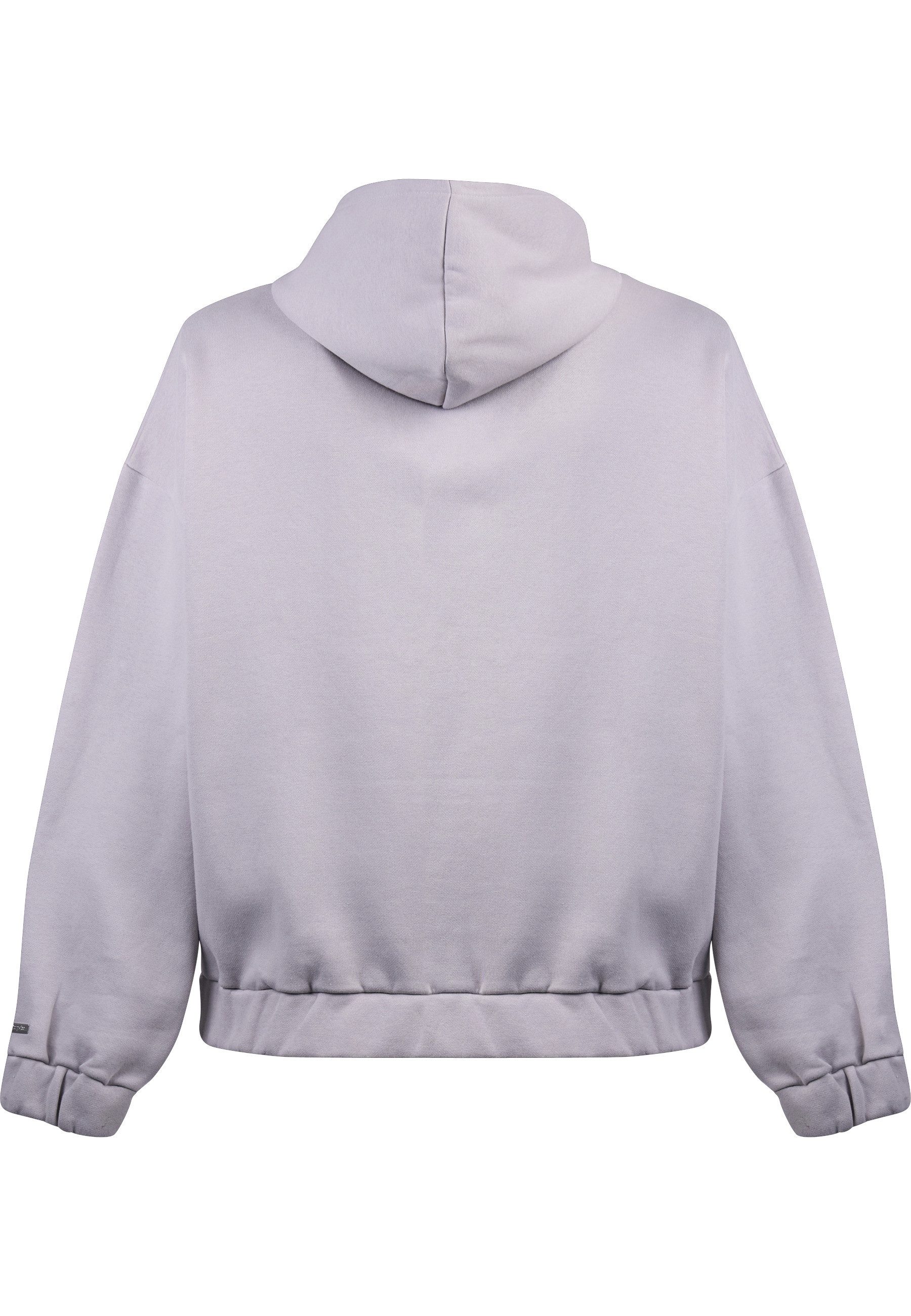 Dropsize Sweatjacke Dropsize HEAVY OVERSIZE EMBO ZIPPER HOODIE