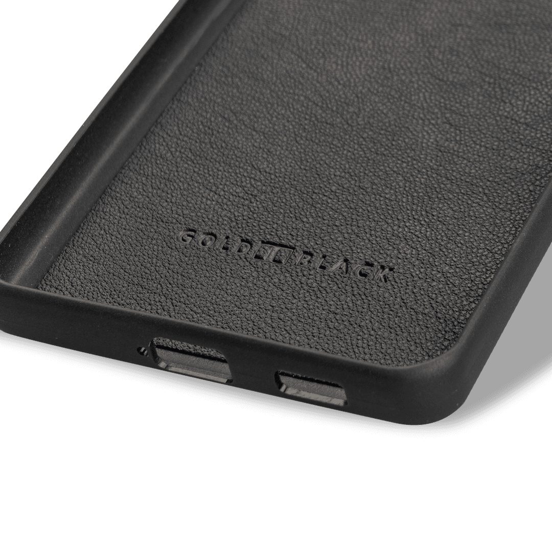 GOLDBLACK Handyhülle GOLDBLACK Samsung S21 Plus Lederhülle mit Fingerschlaufe