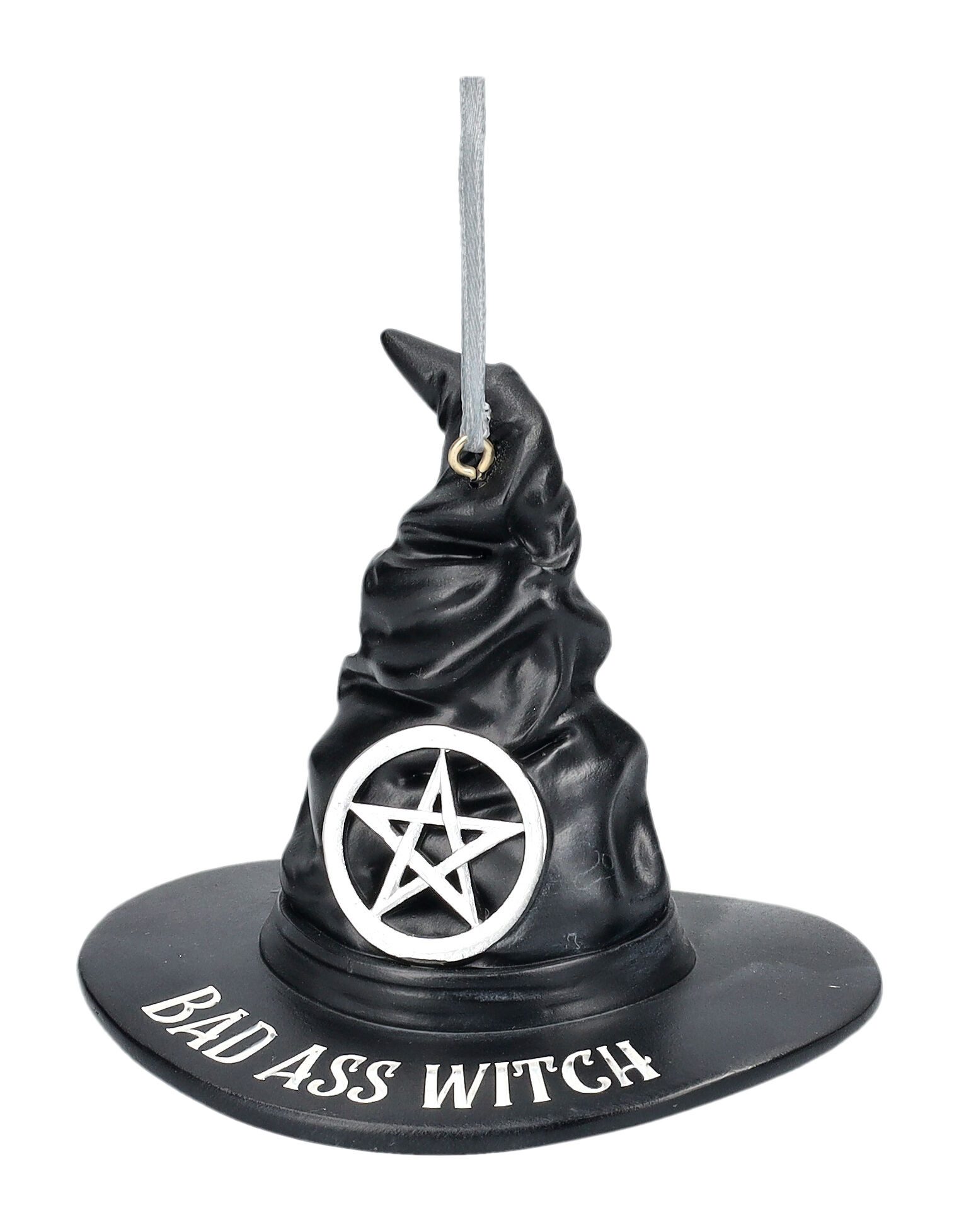 Figuren Shop GmbH Christbaumschmuck Christbaumschmuck Hexenhut - Bad Ass Witch - Weihnachtsbaum (1-tlg)
