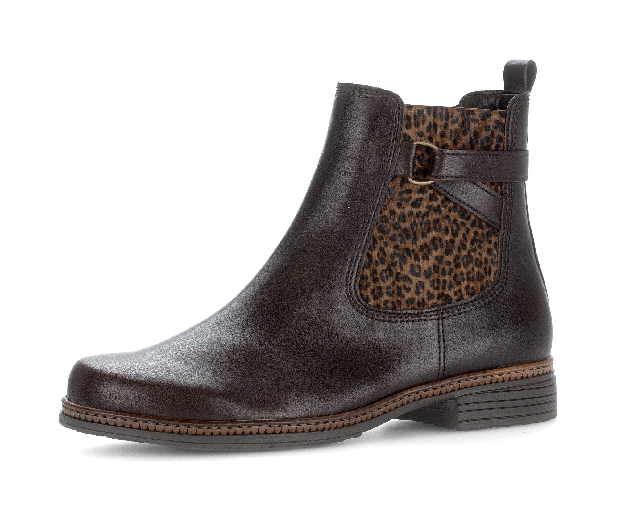 Gabor Chelseaboots, Blockabsatz, Stiefelette, Businessmode mit Stretcheinsatz