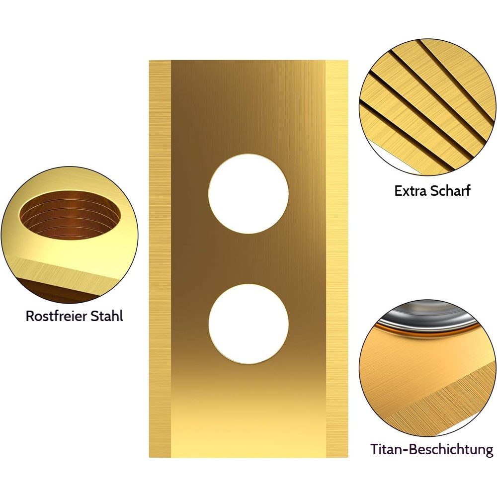 JOYOLEDER Rasenmähermesser 30x Ersatzklingen für Mähroboter Mammotion Luba- und Yuka-Serien (inkl Schrauben, 30-St), Kompatibel mit Mährobotern der Mammotion Luba- und Yuka-Serie