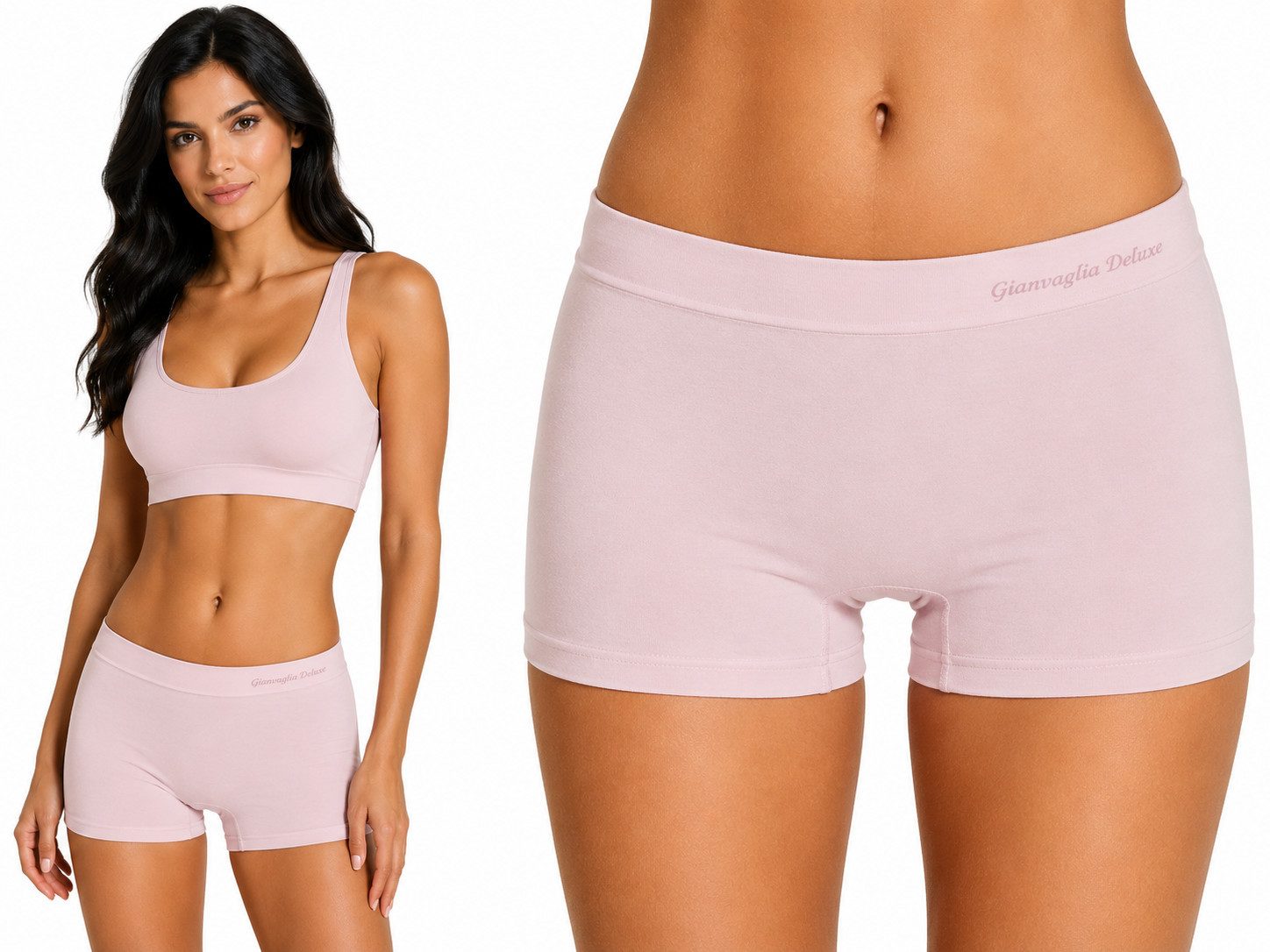 Rungassi Boxershorts 6er Pack Deluxe Damen Boxershort Slips Panty Hot Pants Hipster 3010 – Bild 4 von 4