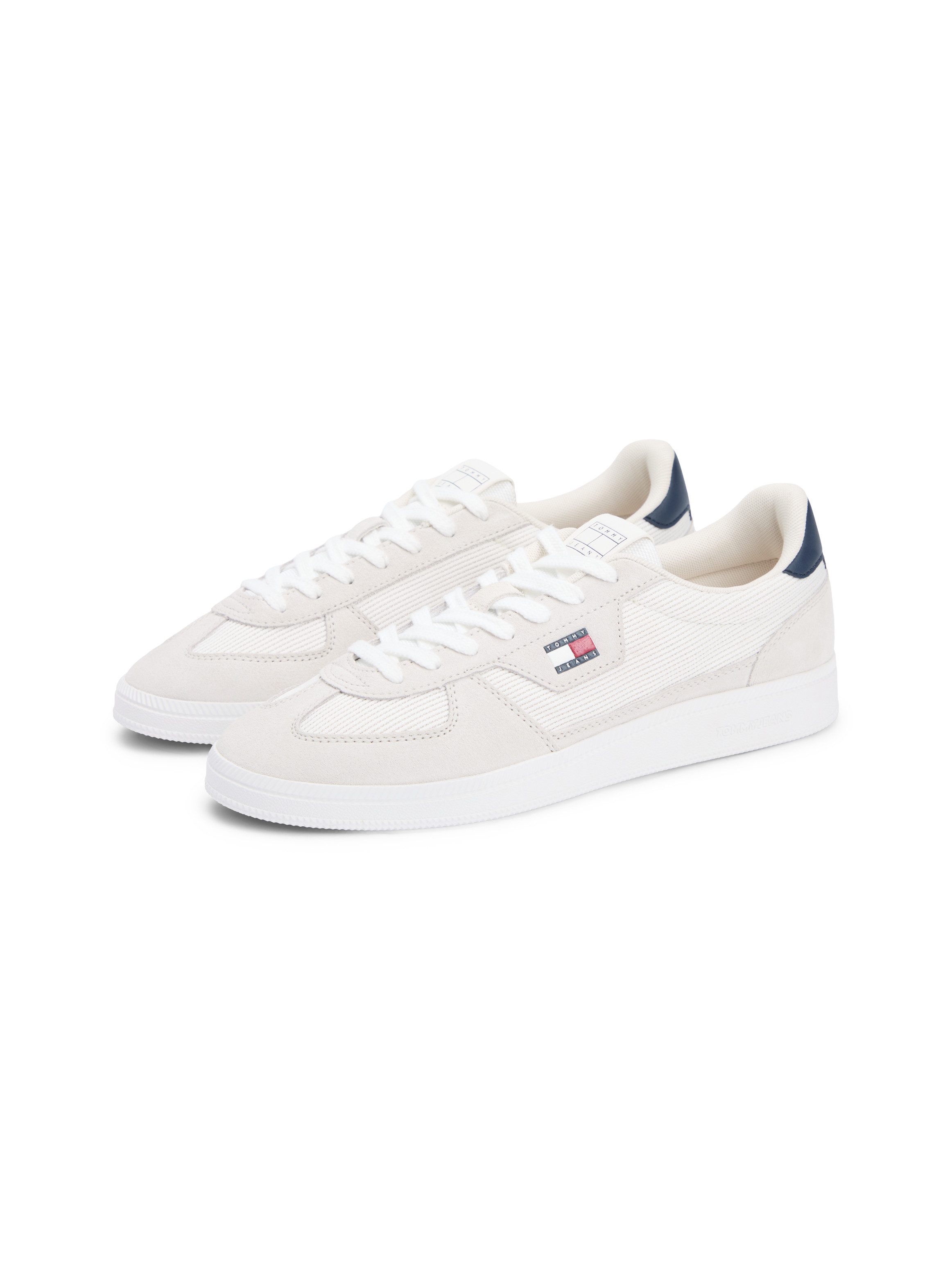 Tommy Jeans THE GREENWICH EDGE MIX MATERIAL Sneaker Freizeitschuh, Schnürer, Halbschuh im angesagten Retro-Look