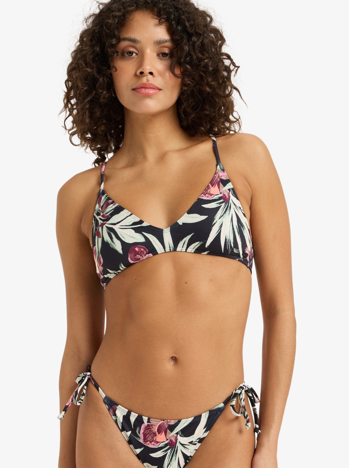 Roxy Triangel-Bikini-Top PT BEACH CLASHORT SLEEVEICS STRAPPY BRA (1-St), sp günstig online kaufen